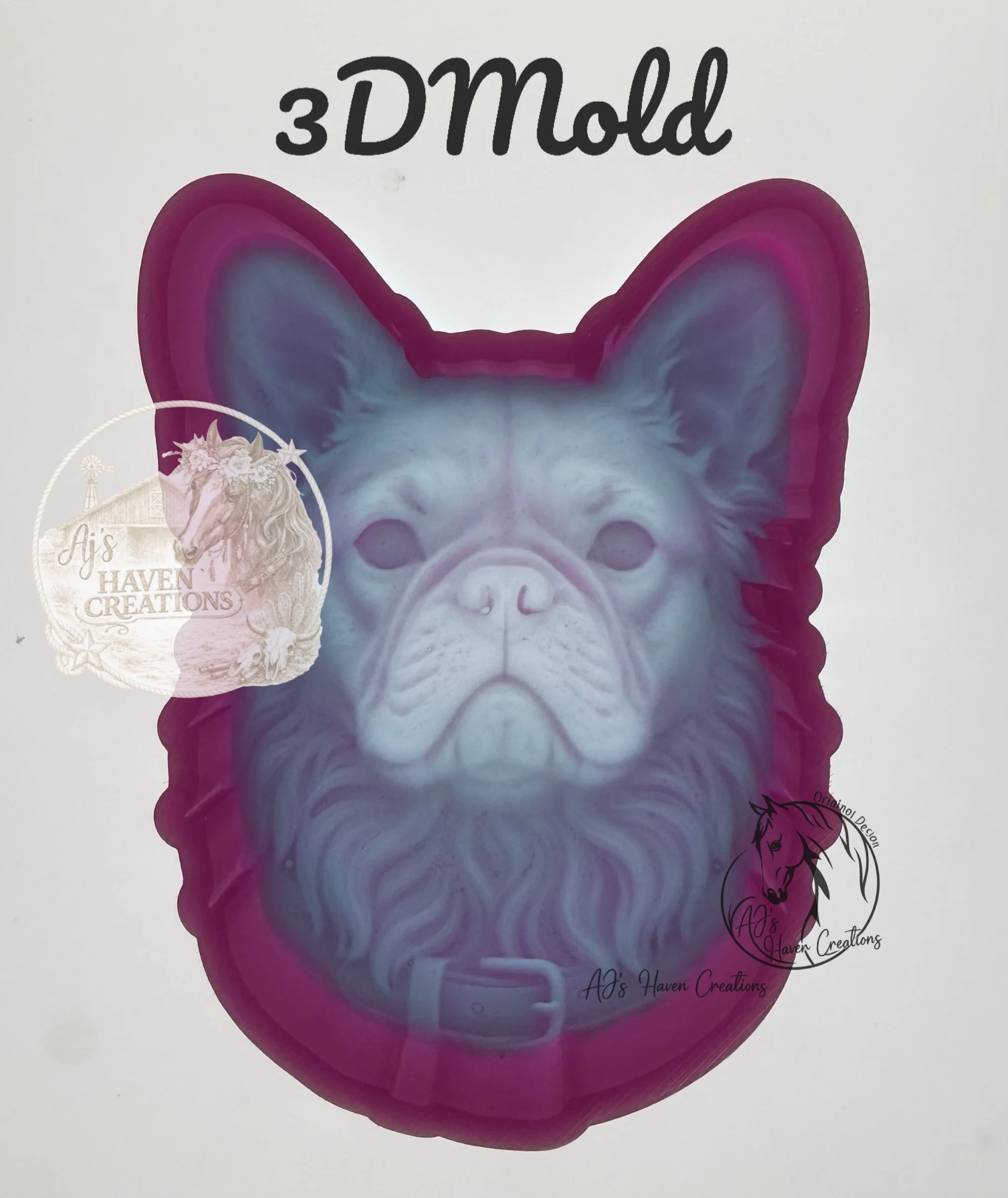 Long Hair Frenchie 3D
