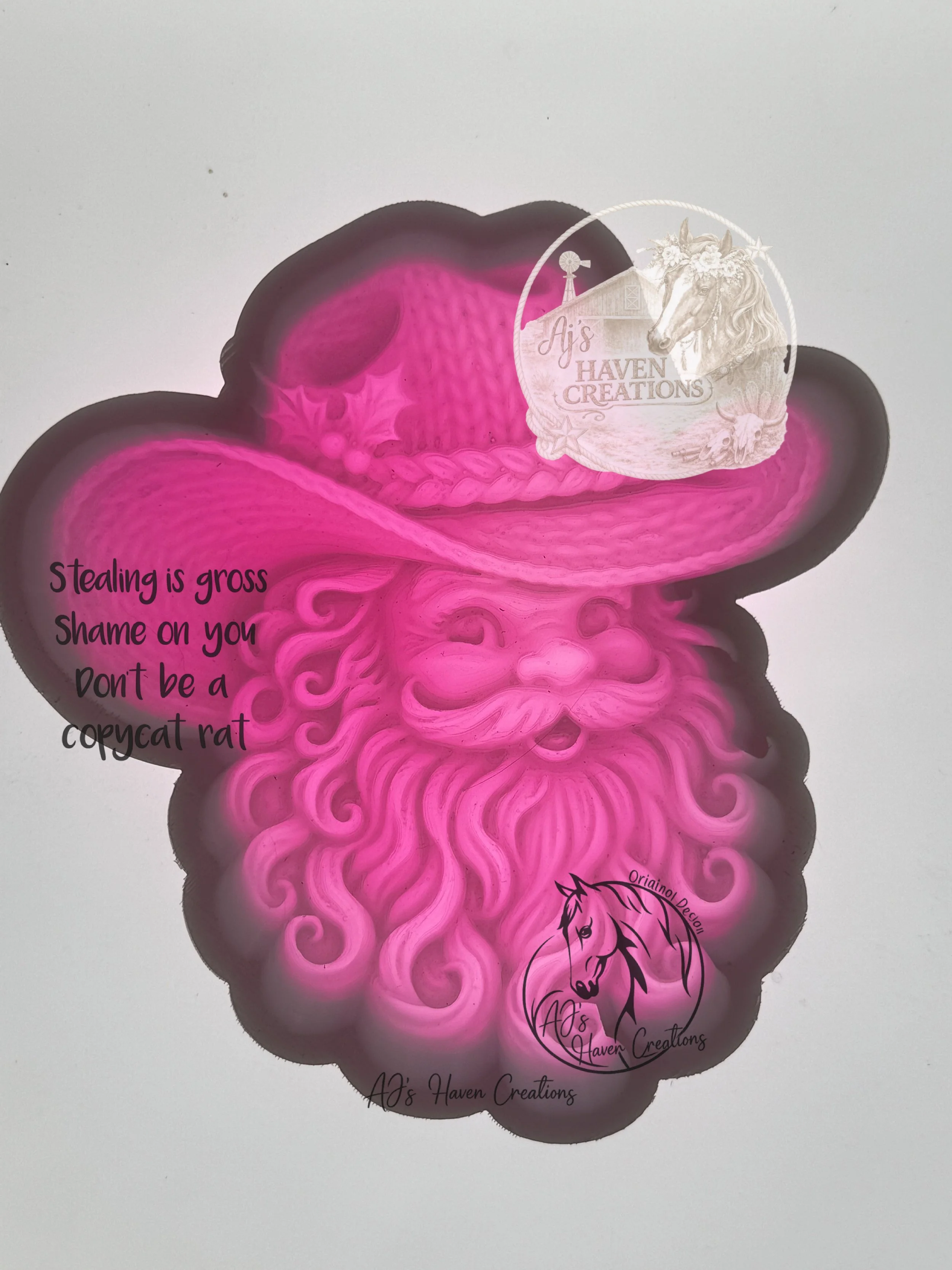 Cowboy Santa 3D