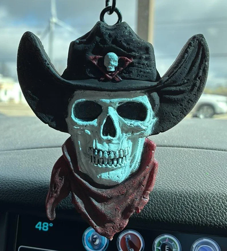 Cowboy Skull 3D