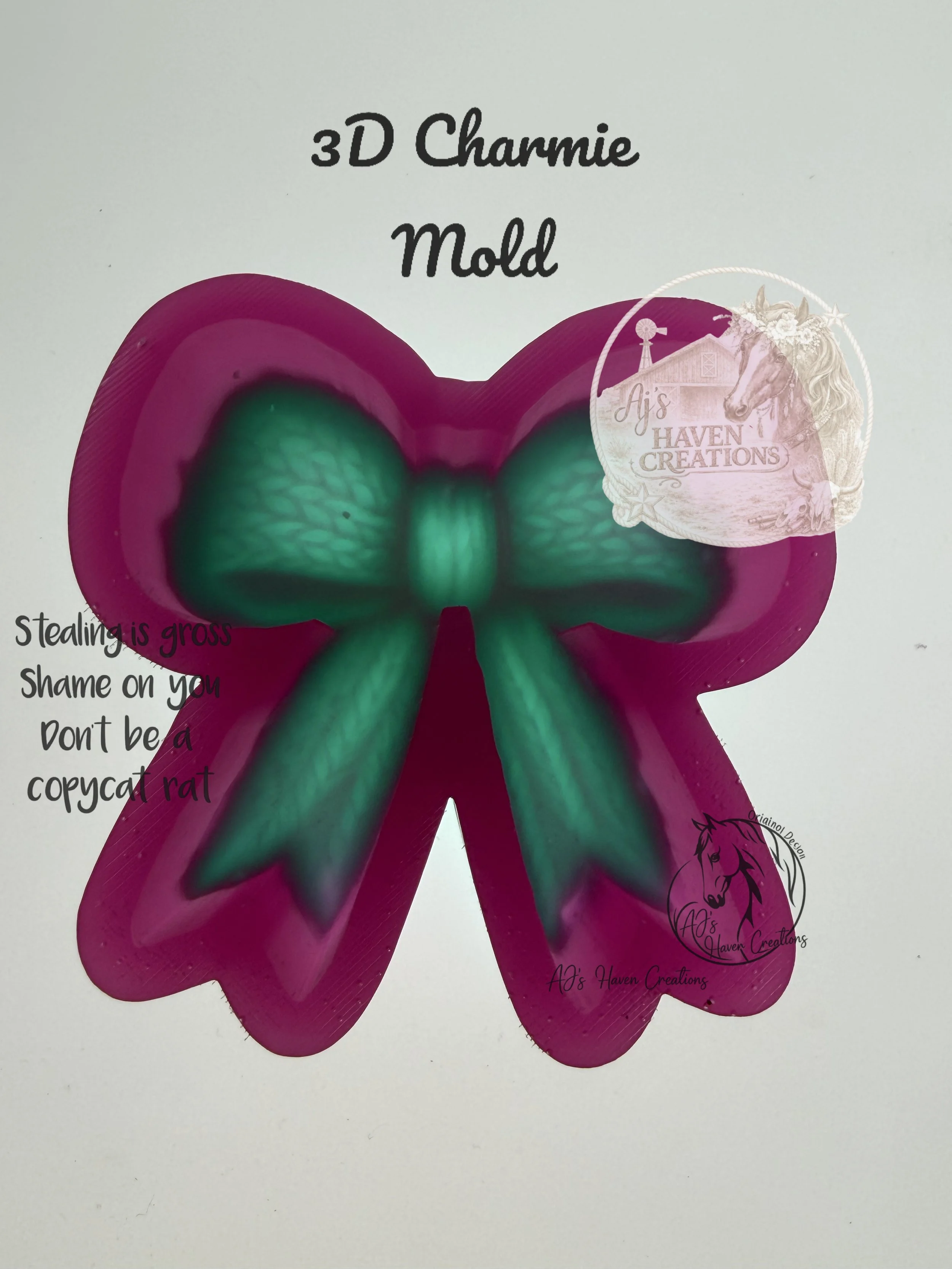 3D Simple Knitted Bow