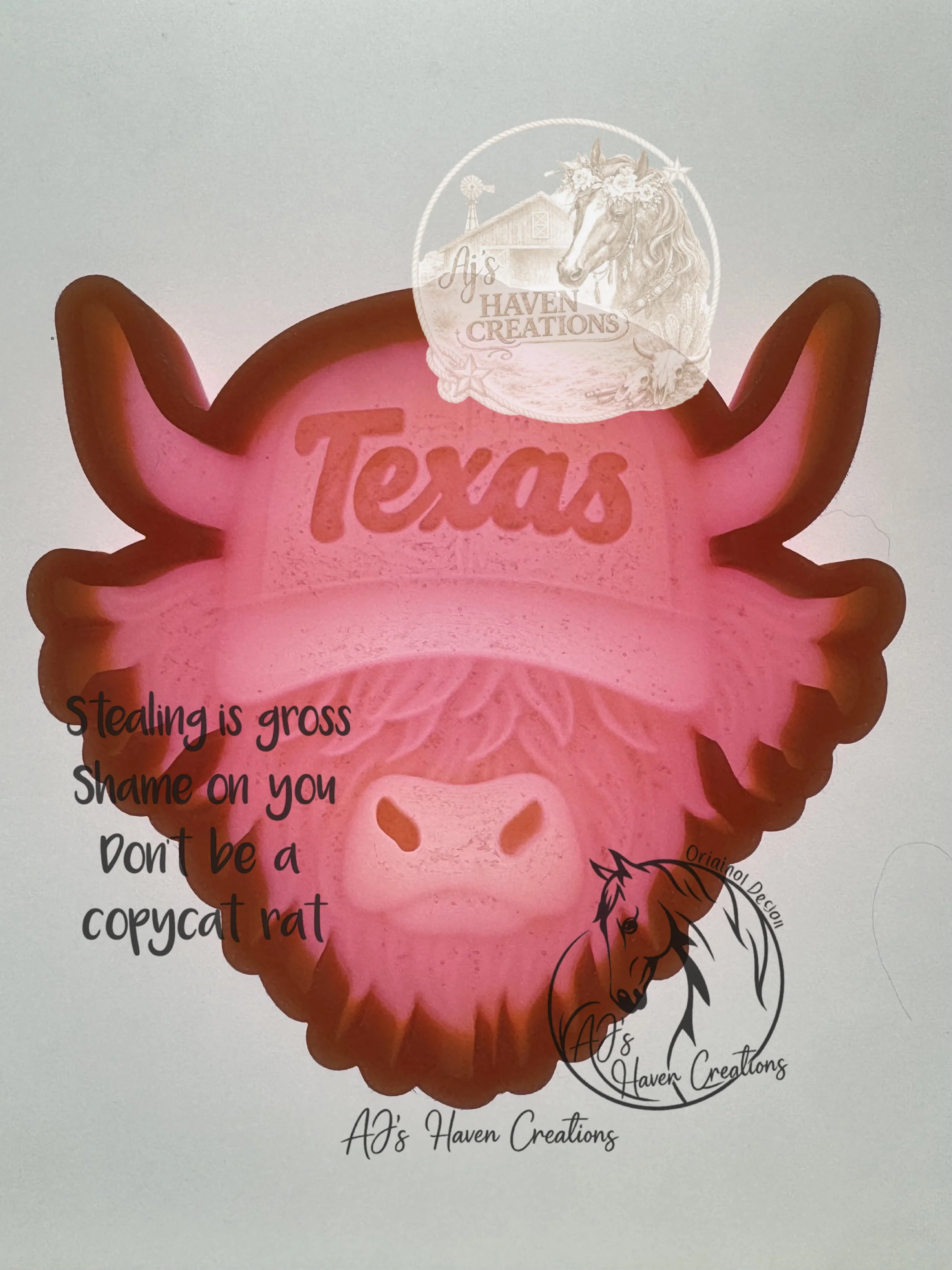 Texas Cow 3D