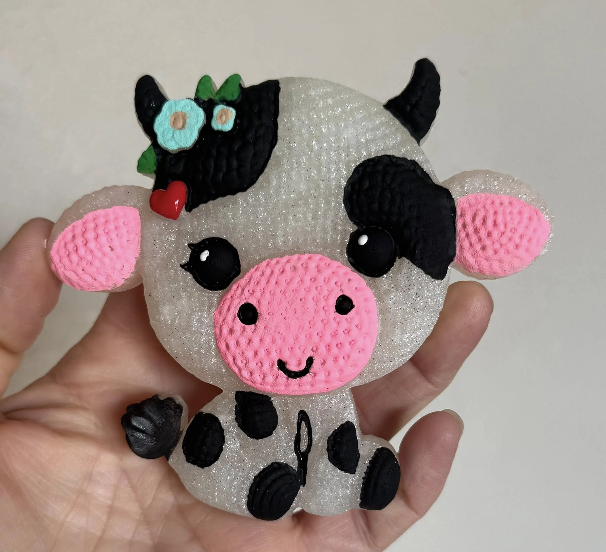 Cute Dairy Cow 3D