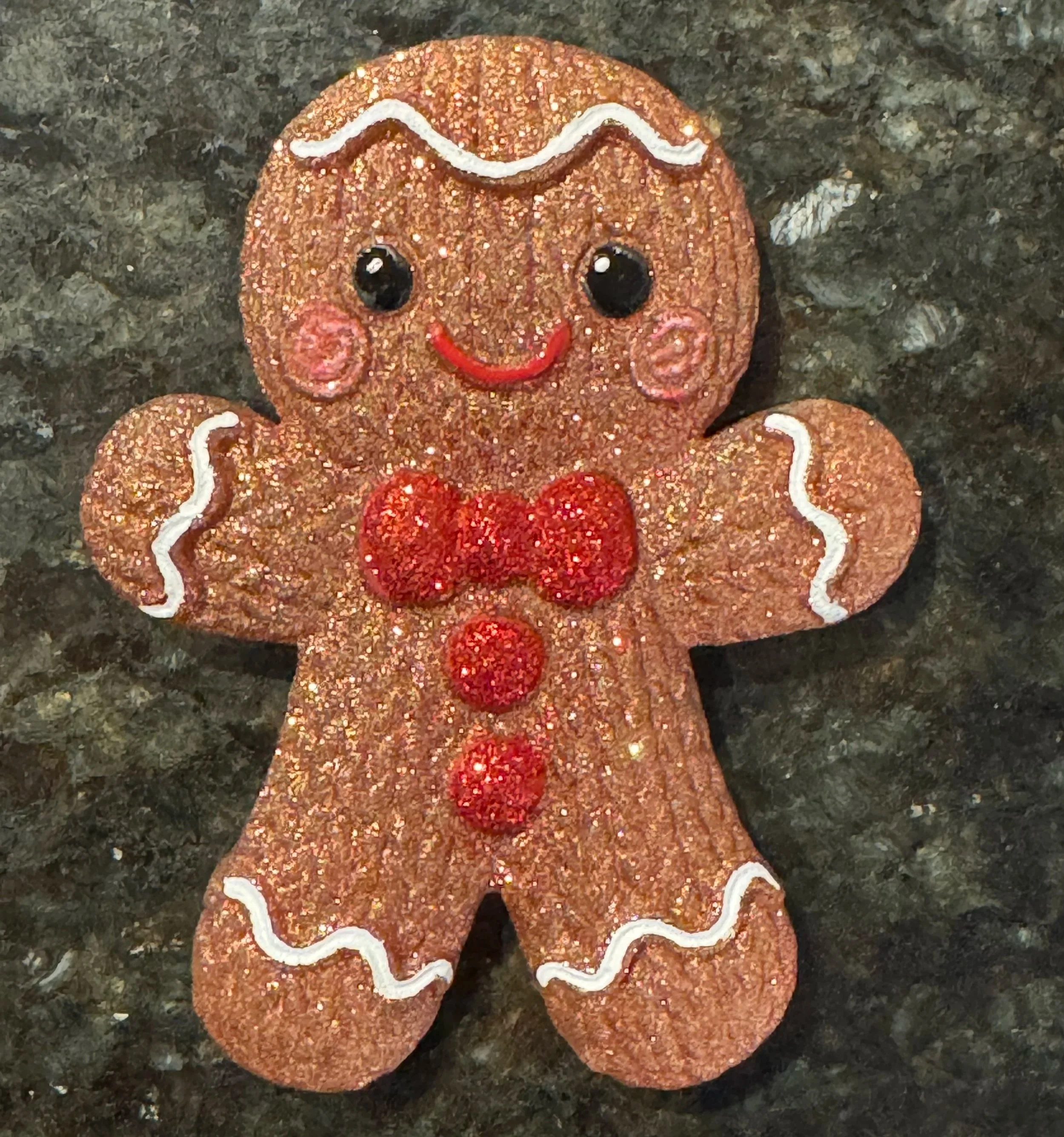 Knitted Gingerbread Man 3D