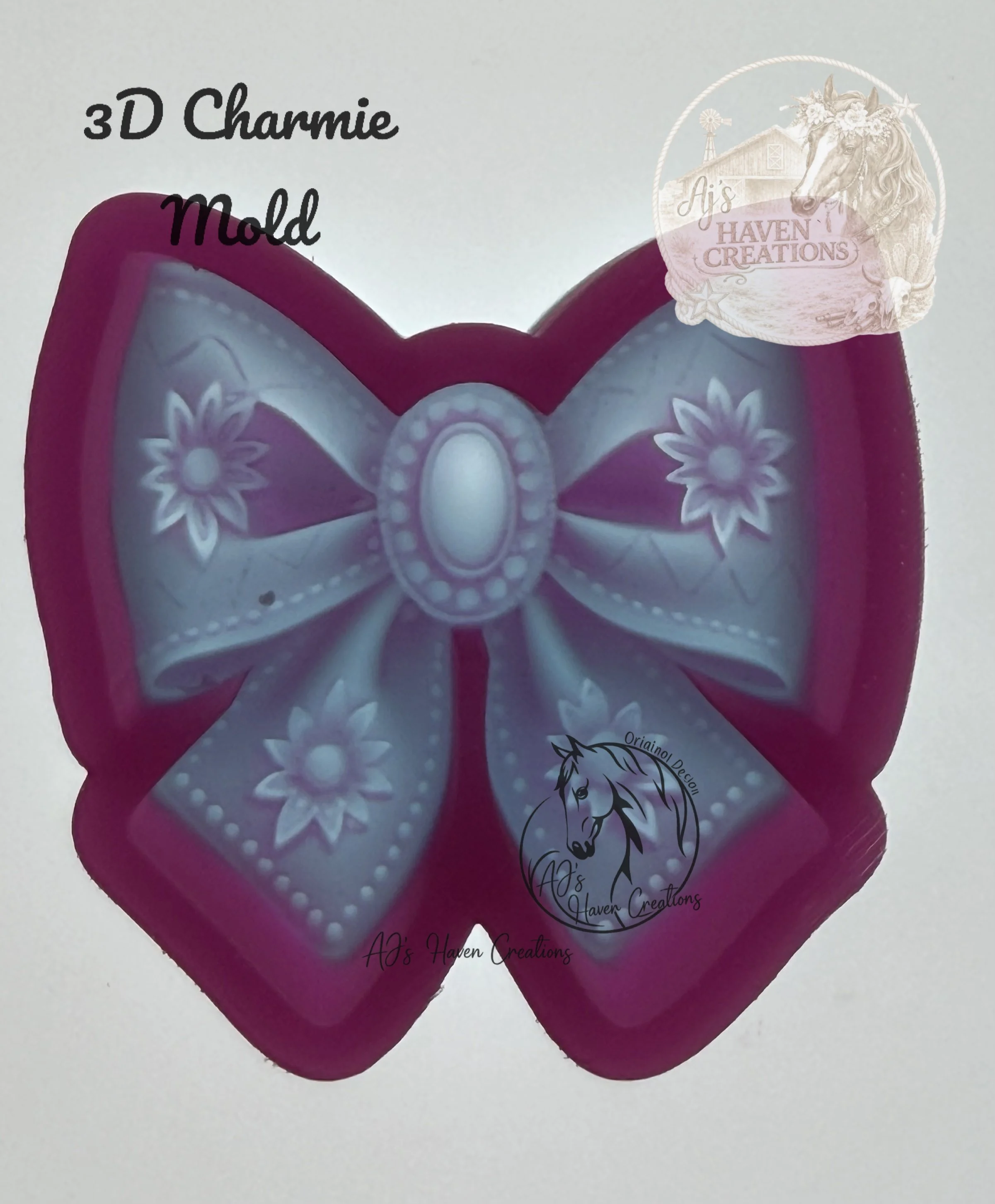 Western Bow 3D Charmie