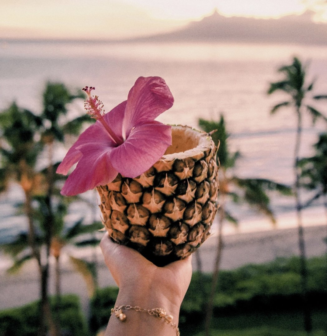 Pink Pineapple Sunrise