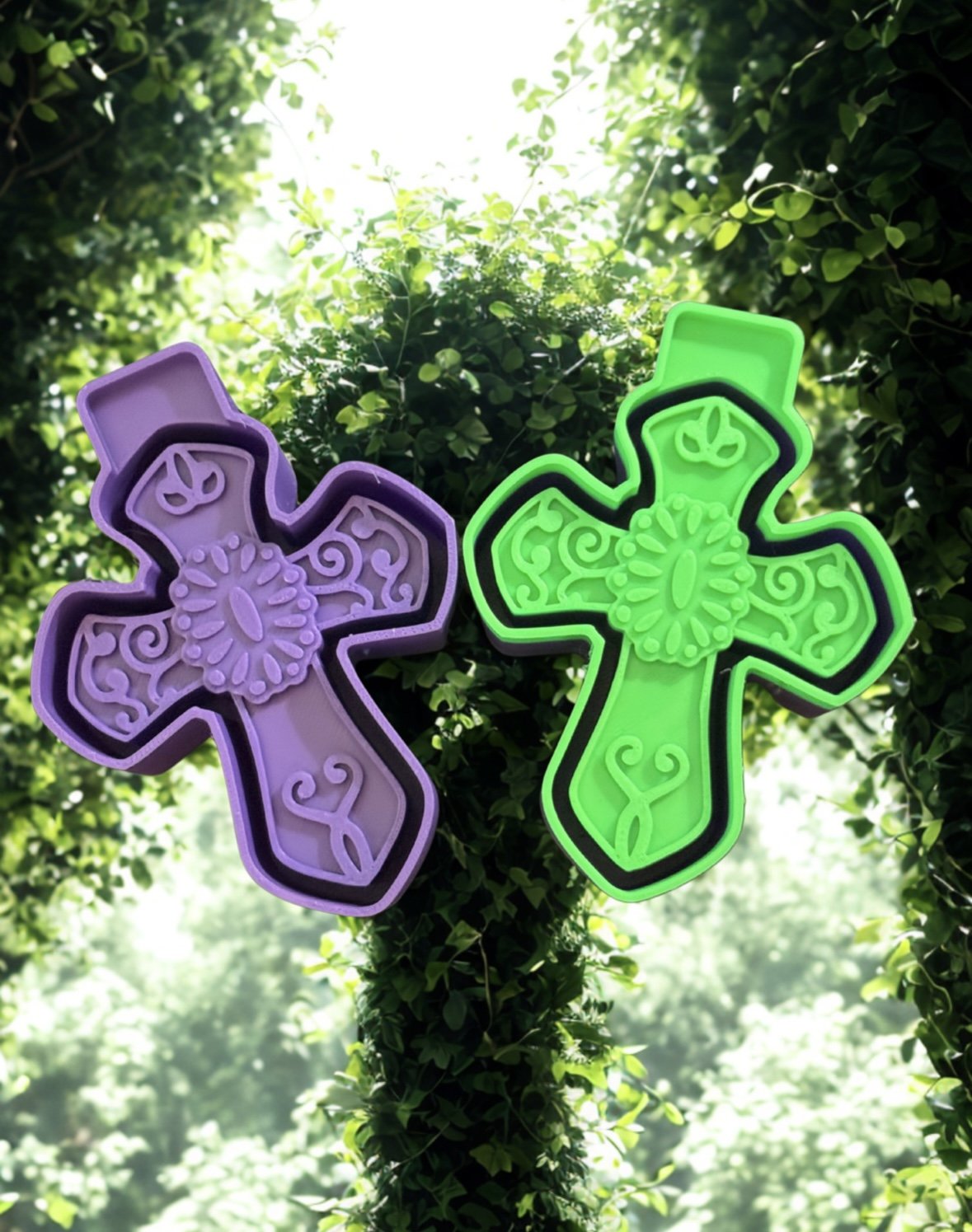 Concho cross vents