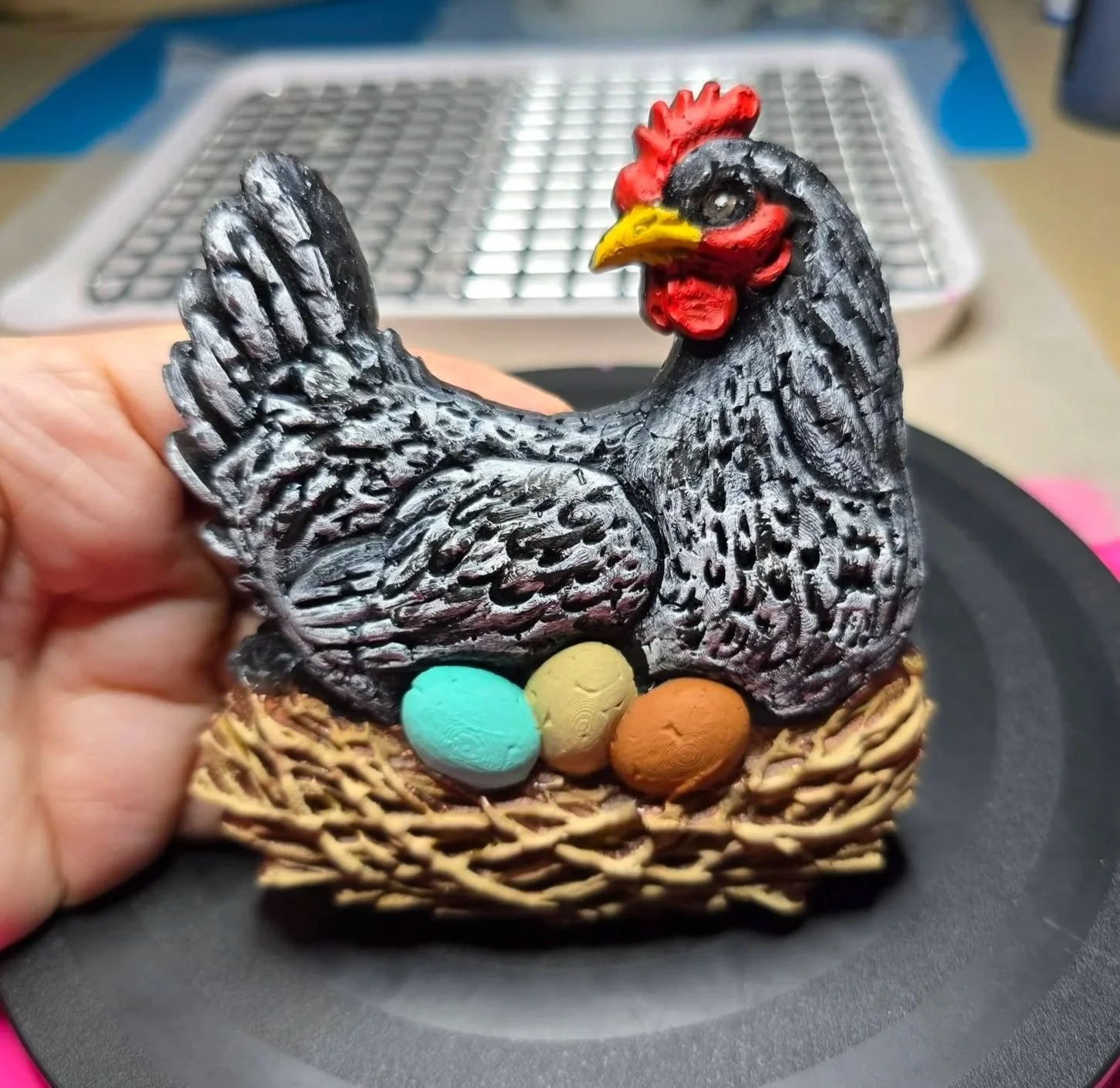 Broody Hen 3D
