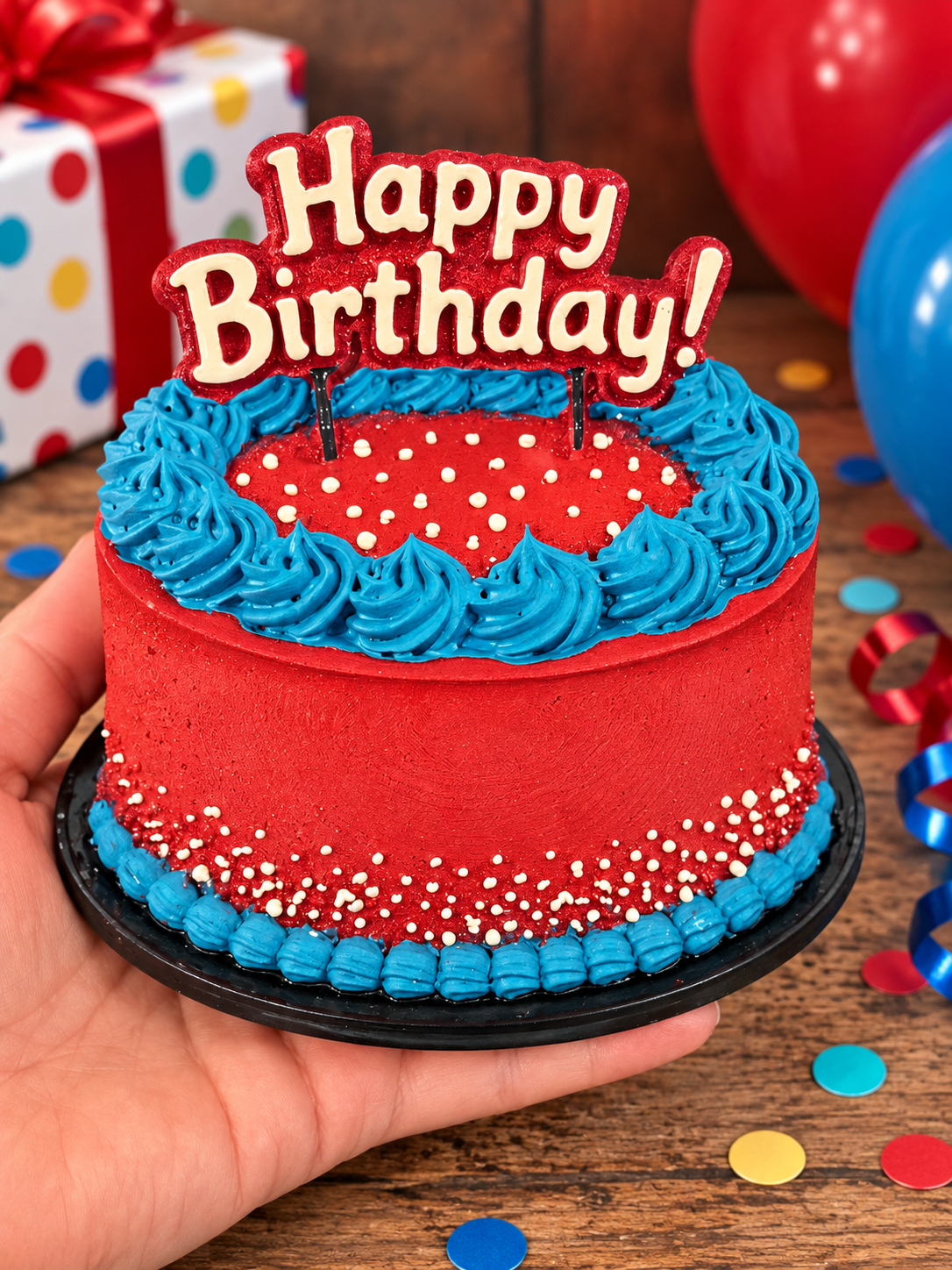 Happy Birthday Cake 3D