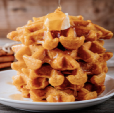 Pumpkin Pecan Waffles