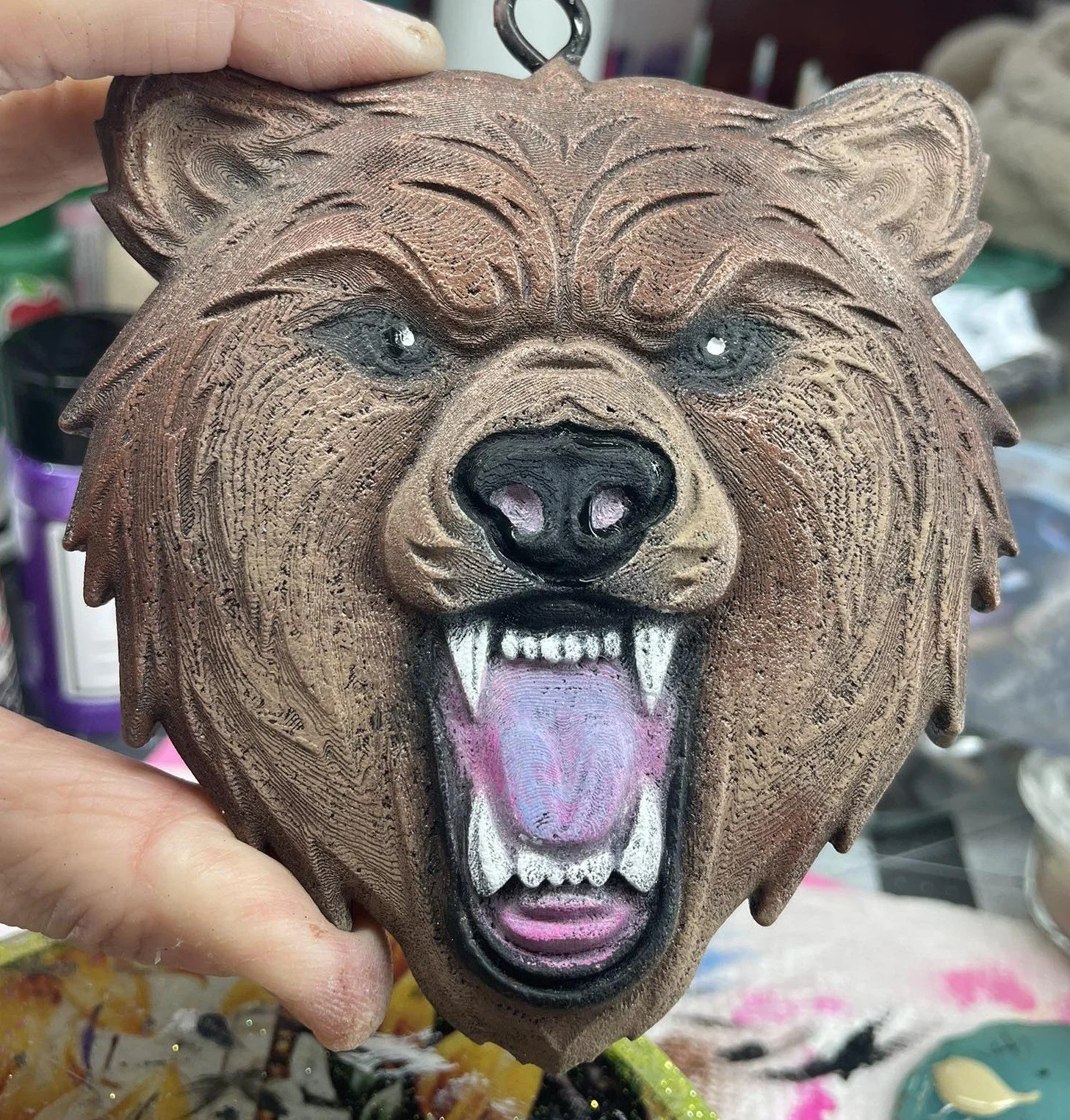 Bear Face 3D