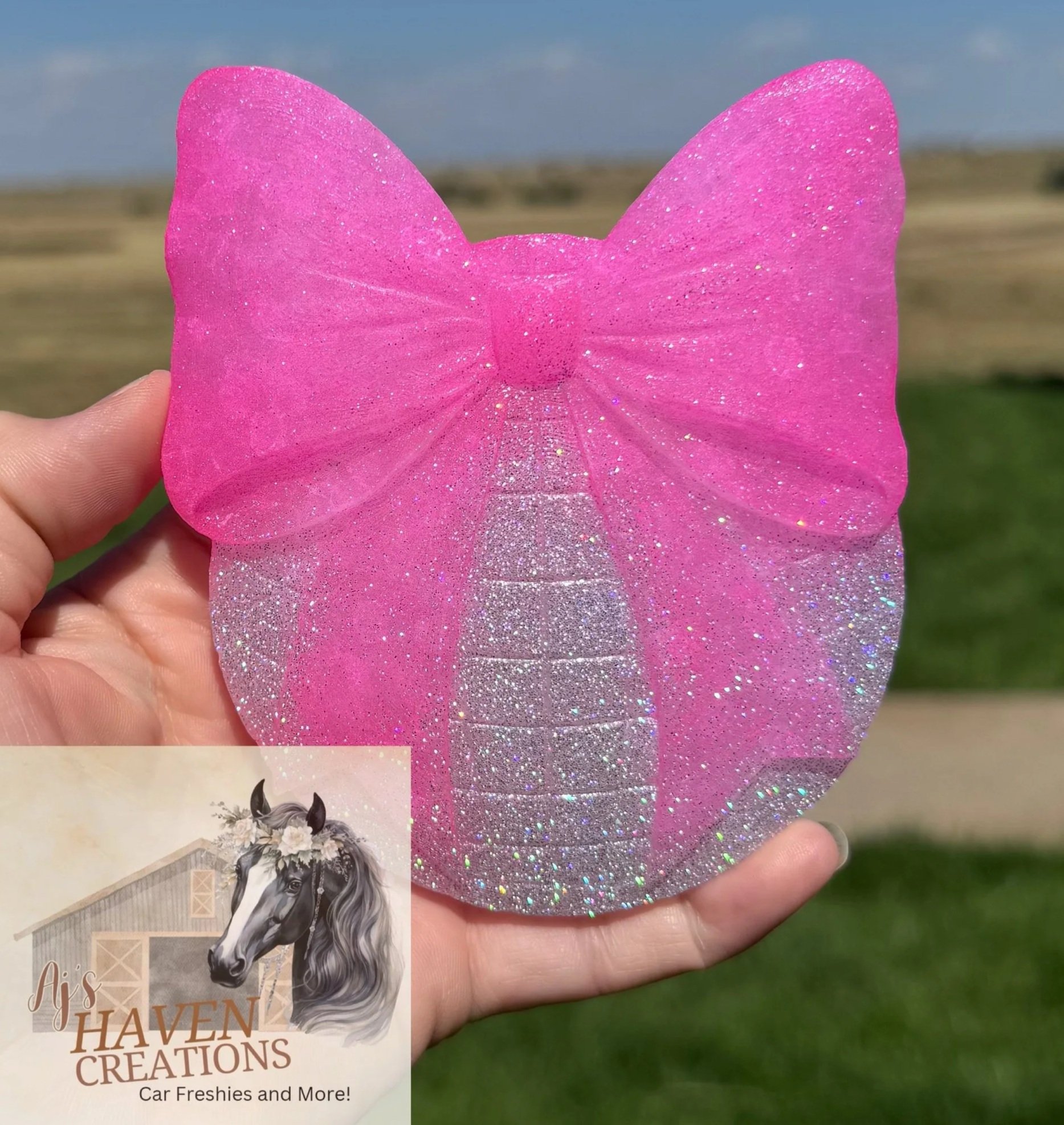 Disco Ball with Bow 3D