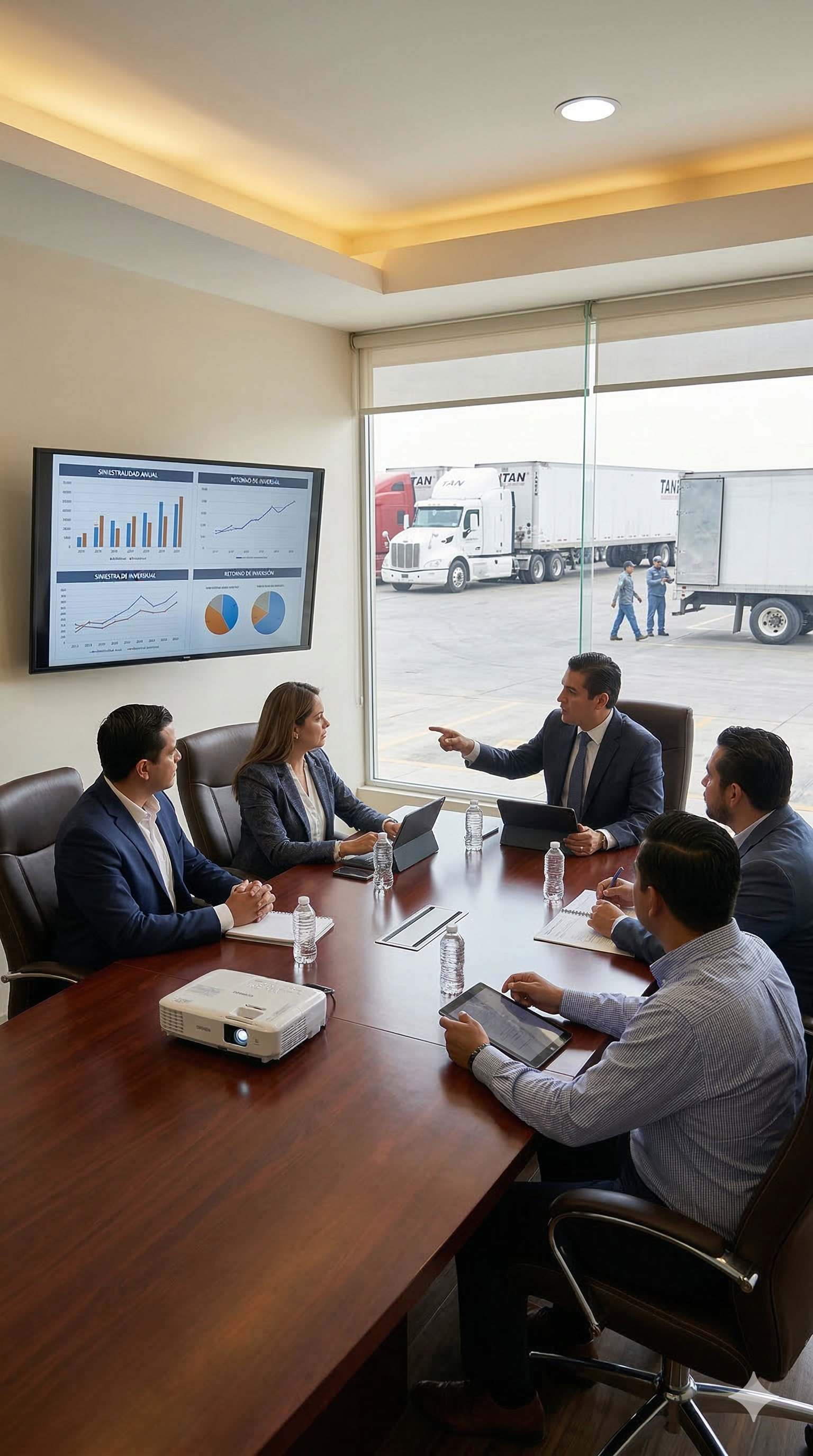 Administración de riesgos y fórmula de dividendos para seguro de equipo pesado