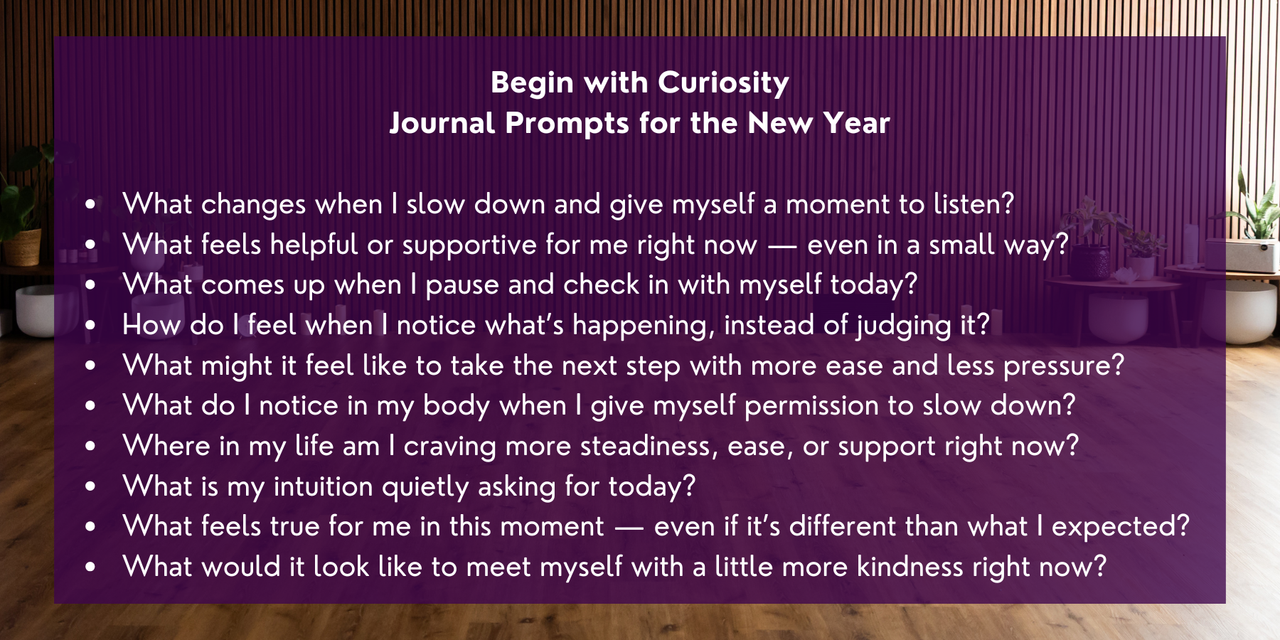 Curiosity Journal Curiosity: January 2026 — Moonflower Studio