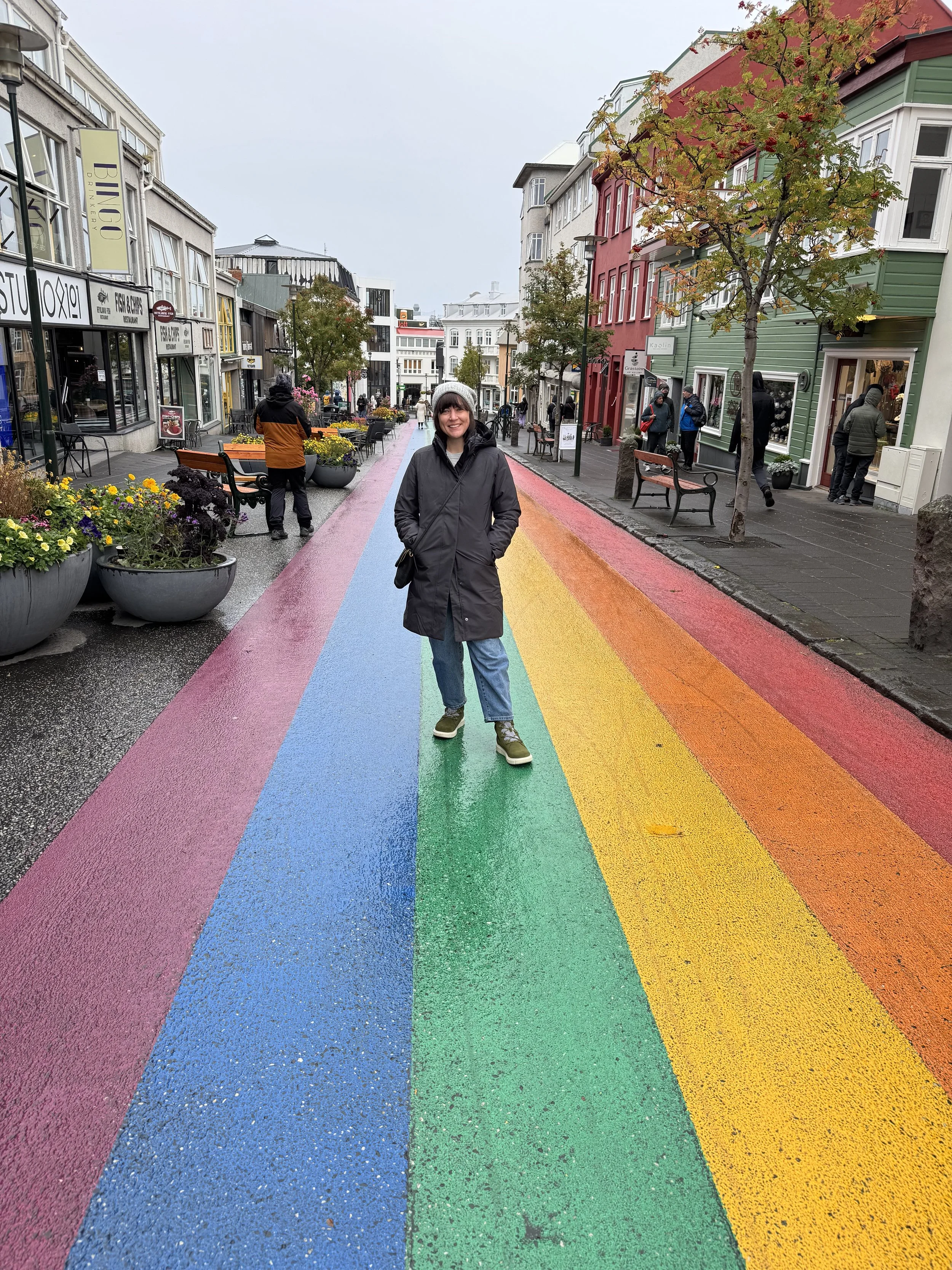 Rainbow Road in Reykjavik