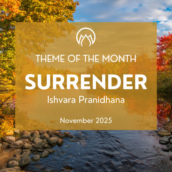 November Theme of the Month: Surrender