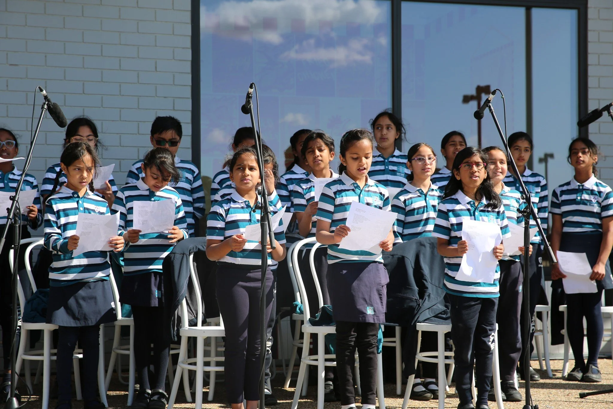 Yesterday, Mambourin Choir had the opportunity to take part in the grand opening of Mambourin Marketplace. Congratulations to all the students for a beautiful performance.