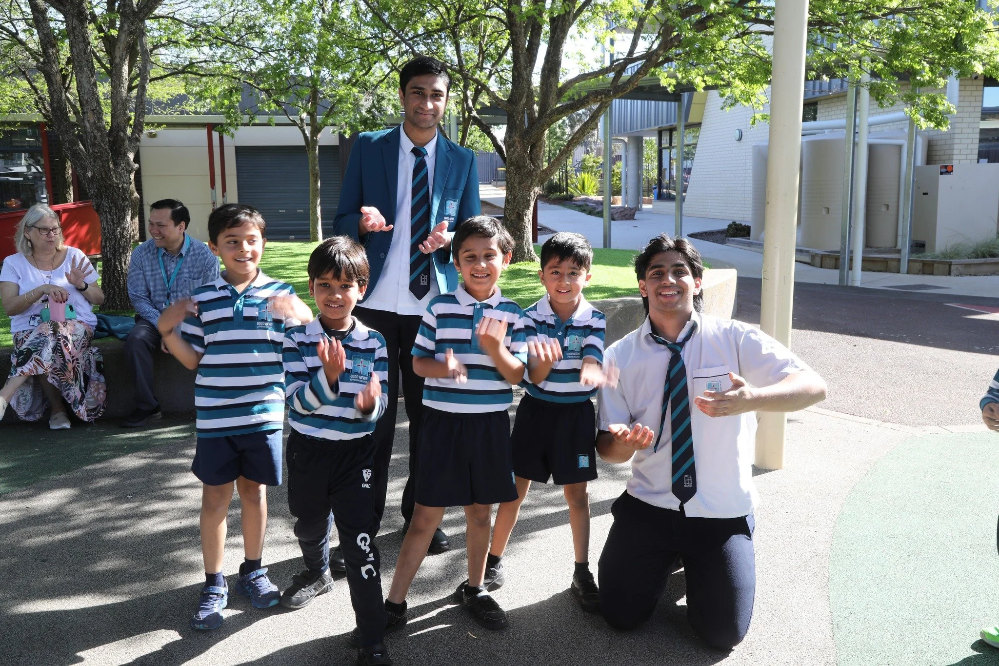 This morning was the final bonding time for our Prep and Year 12 students before the Year 12s graduate this week. They shared plenty of laughter and fun together in the playground &mdash; a sweet way to wrap up their time at GNLC. 💛