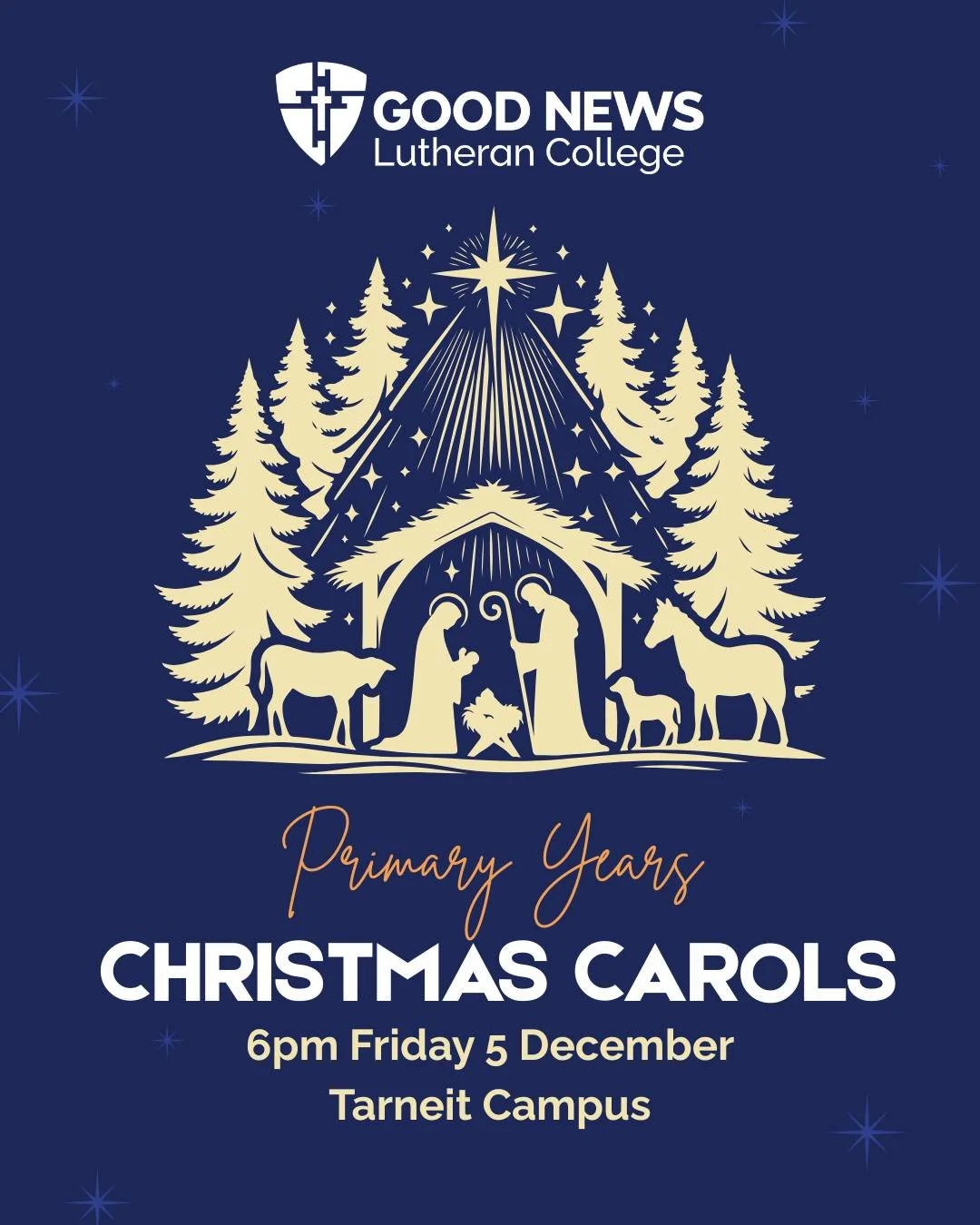 🎄✨ Join us for a joyful evening of Christmas celebration at the Tarneit Campus! ✨🎄

Our Prep&ndash;Year 3 students will share the Christmas story through song, and Years 4&ndash;6 will present &ldquo;Wow!&quot; A new nativity play&rdquo; &mdash; fe