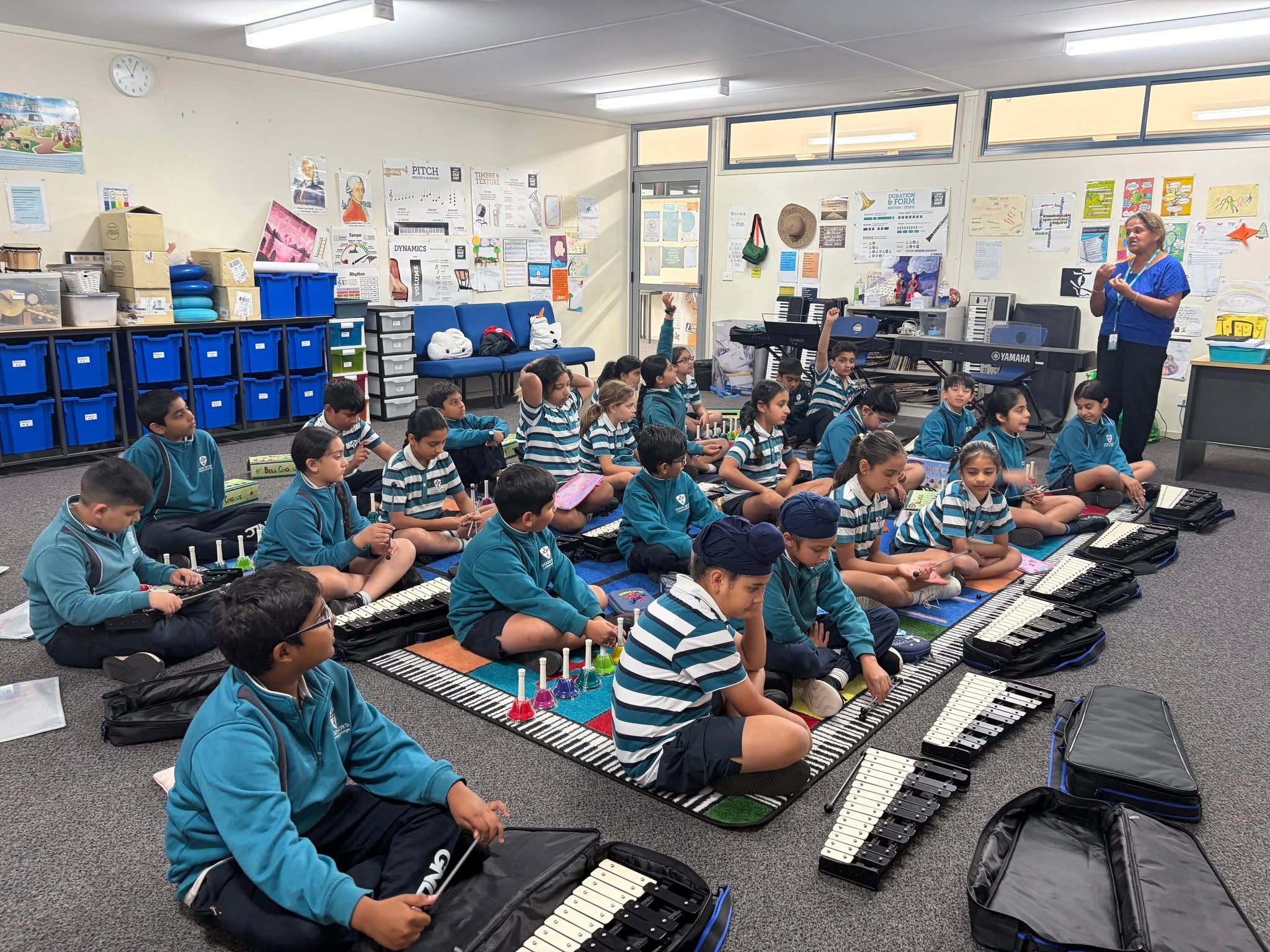 🎶 Our Year 4 musicians have been exploring 'ostinatos' in Music this term &mdash; repeated musical phrases that create structure and flow within a piece.

They were thrilled to put their learning into practice using their new glockenspiels, paired w