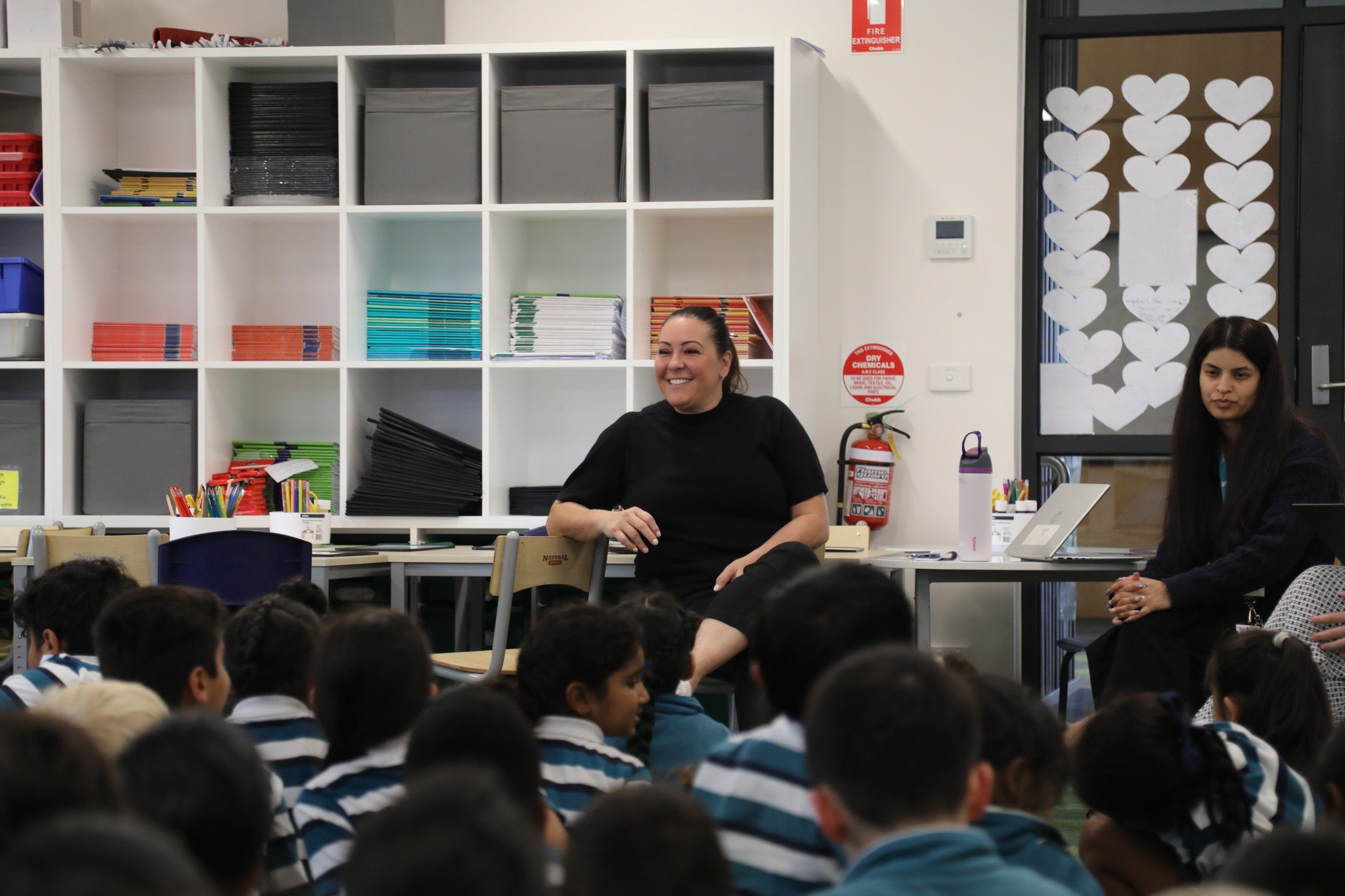 Yesterday afternoon, our Year 2 students had a special visit from our Community and Events Assistant, Effie, who shared her experience working in the local basketball community.

Effie spoke about her role supporting both the Hoppers Crossing Basketb