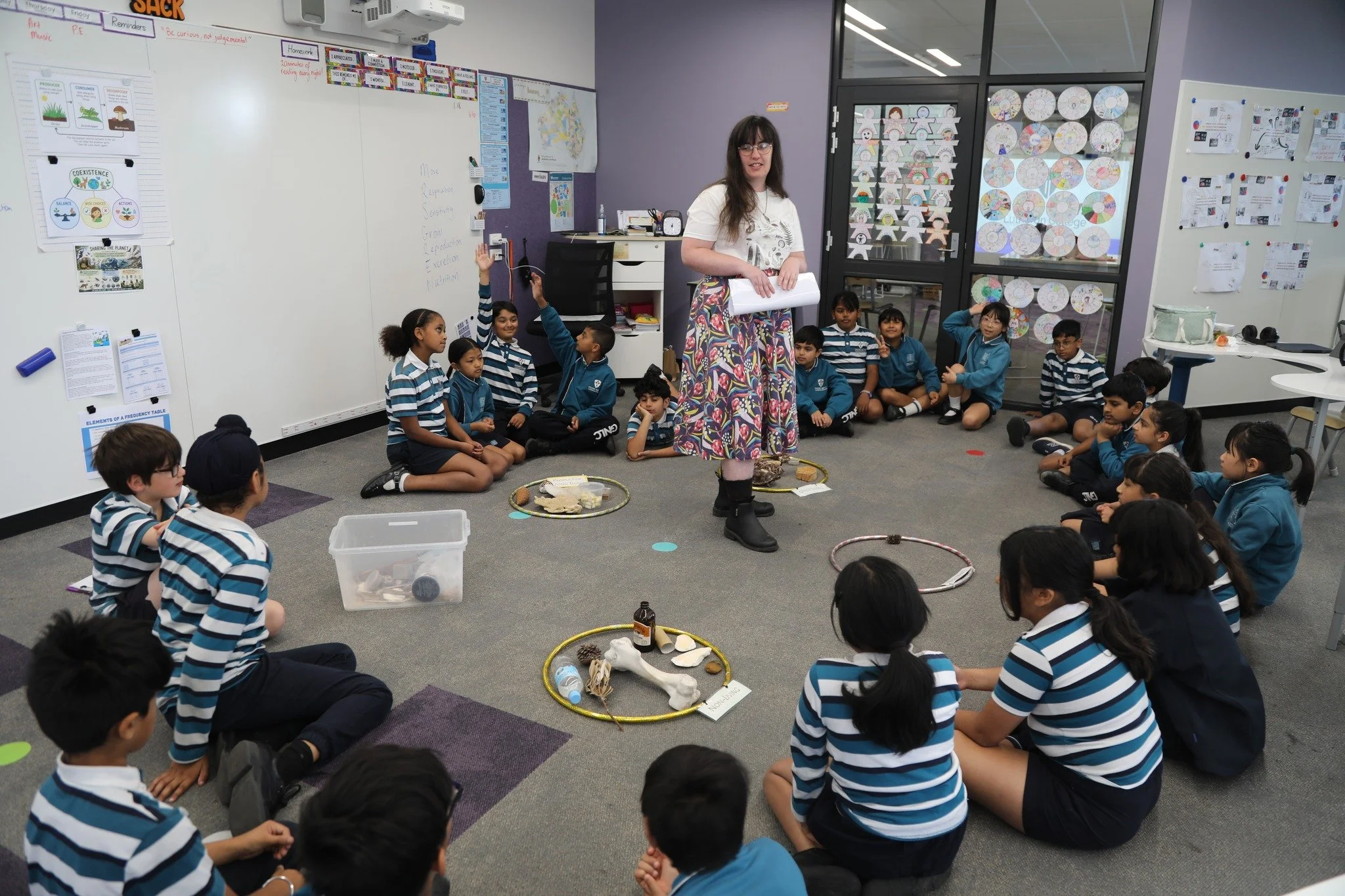On Tuesday, our Year 4 students took part in an engaging Biodiversity incursion, exploring the complex and interconnected systems that make up our planet 🌏

Through a series of hands-on activities, students learned how to classify natural objects, i