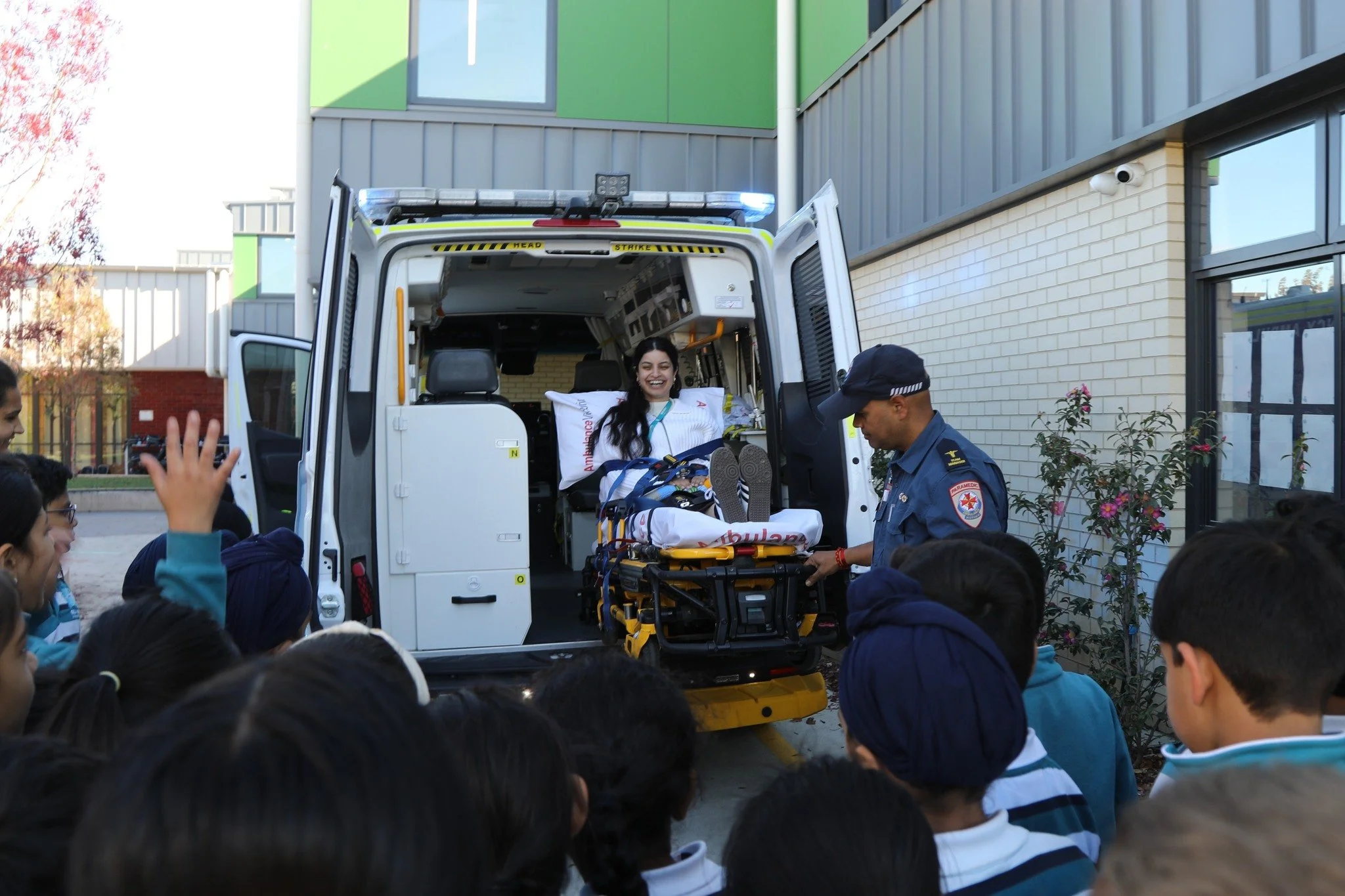 This morning, our Year 2 students had a very special visit from paramedic Tarun, who arrived with his ambulance! 🚑

Students were engaged from start to finish, asking thoughtful questions and listening to Tarun share real-life stories from his work.