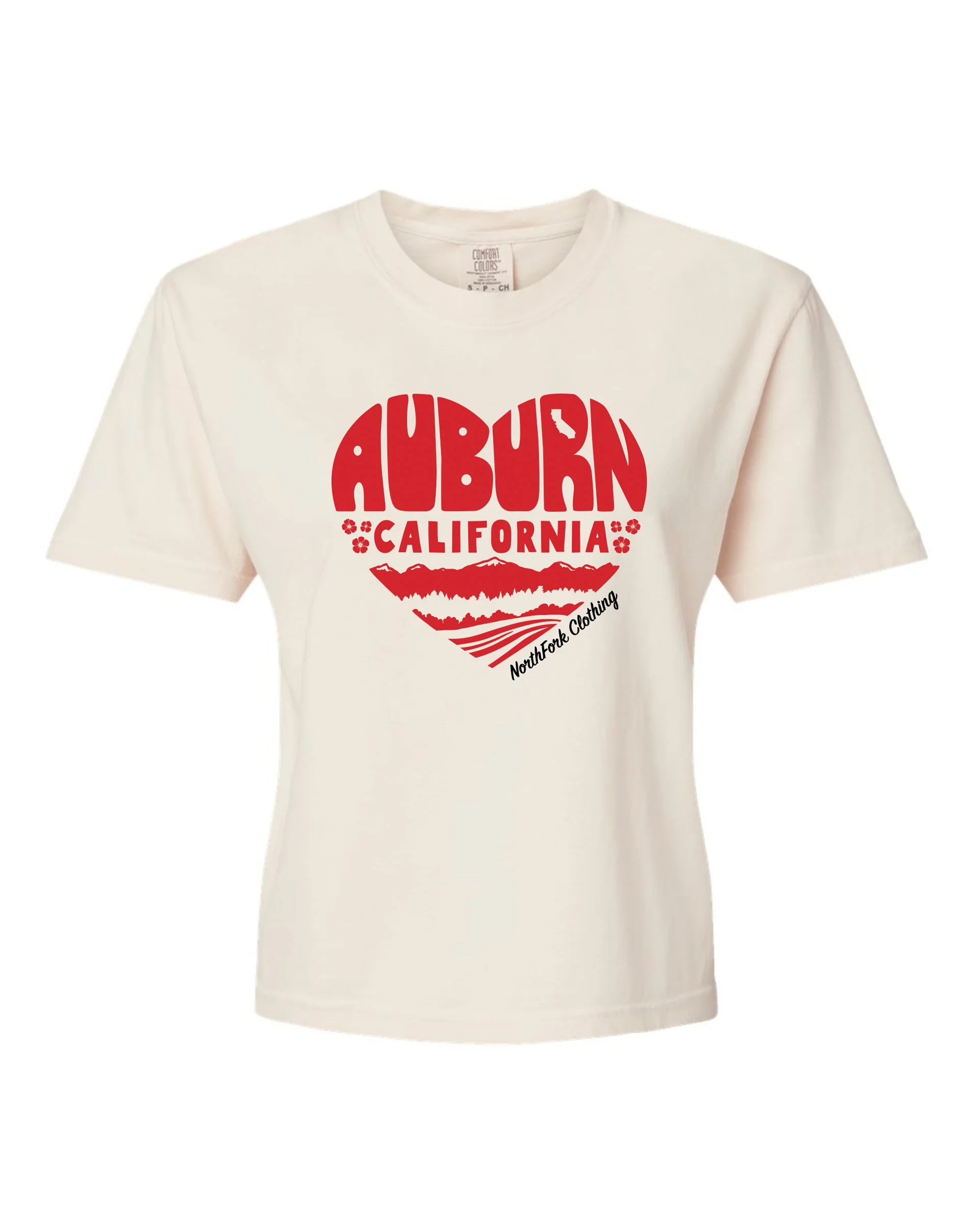 PRE-ORDER Heart Auburn Boxy Tee - Ivory