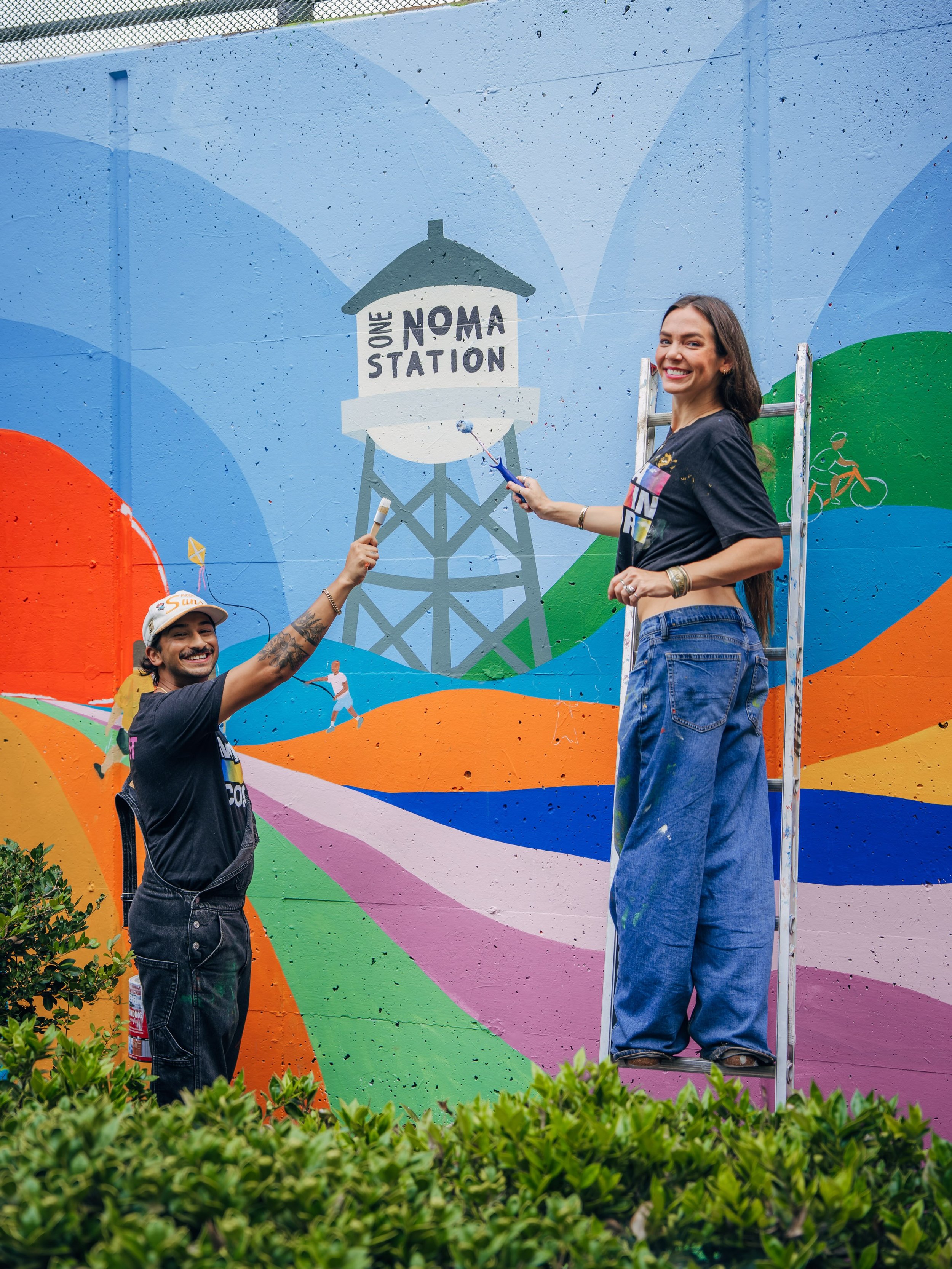 One of the most exhausting and rewarding weeks.

Thank you to everyone who supported us from near and afar. Getting the opportunity to work on my first mural meant the world to me, and getting to do it alongside an artist I admire made it even more s