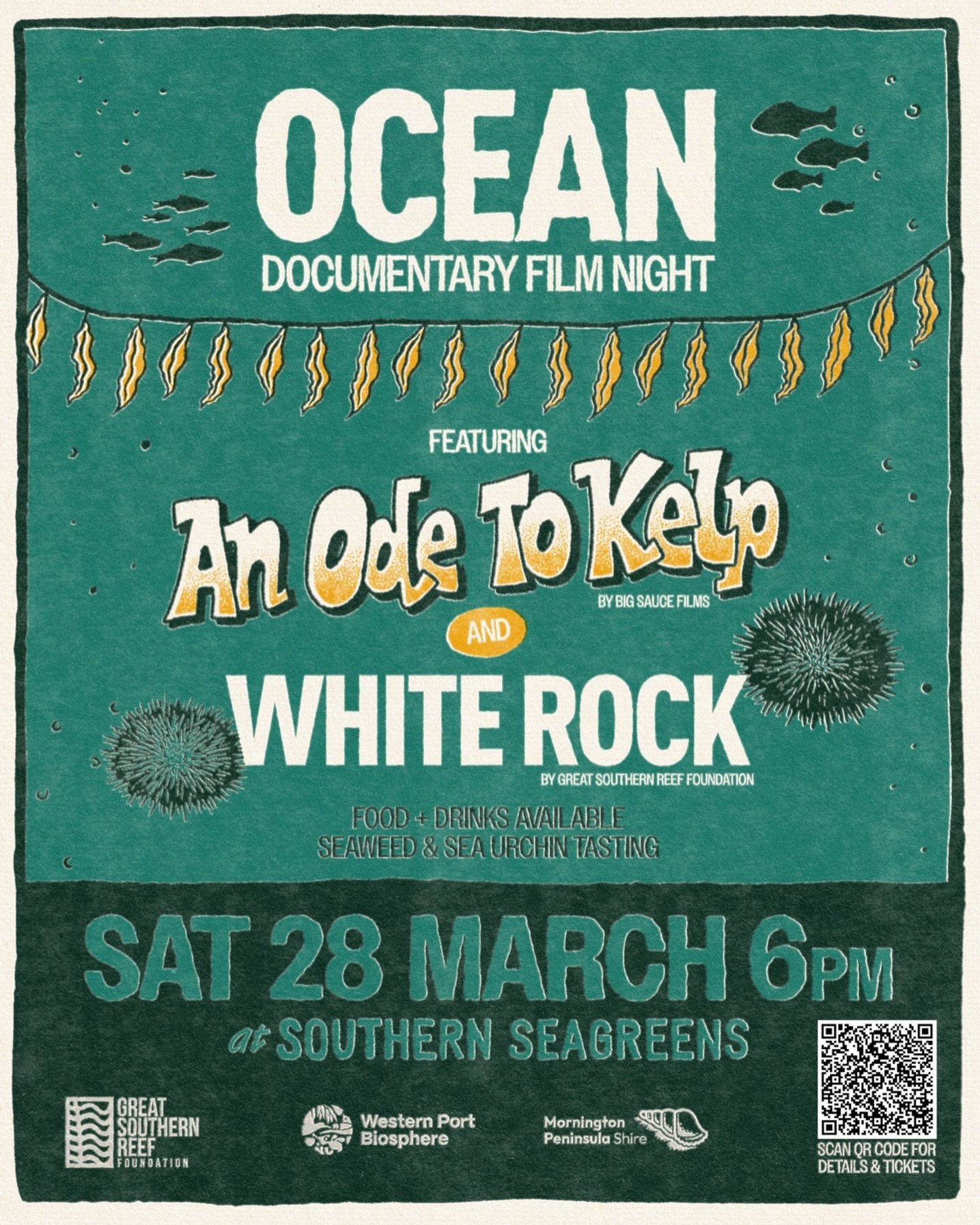 &AElig;gir Divers are proud to support Southern Seagreens and their upcoming documentary screening at the &AElig;D HQ! Hope to see you there 🎥 🌱 👀