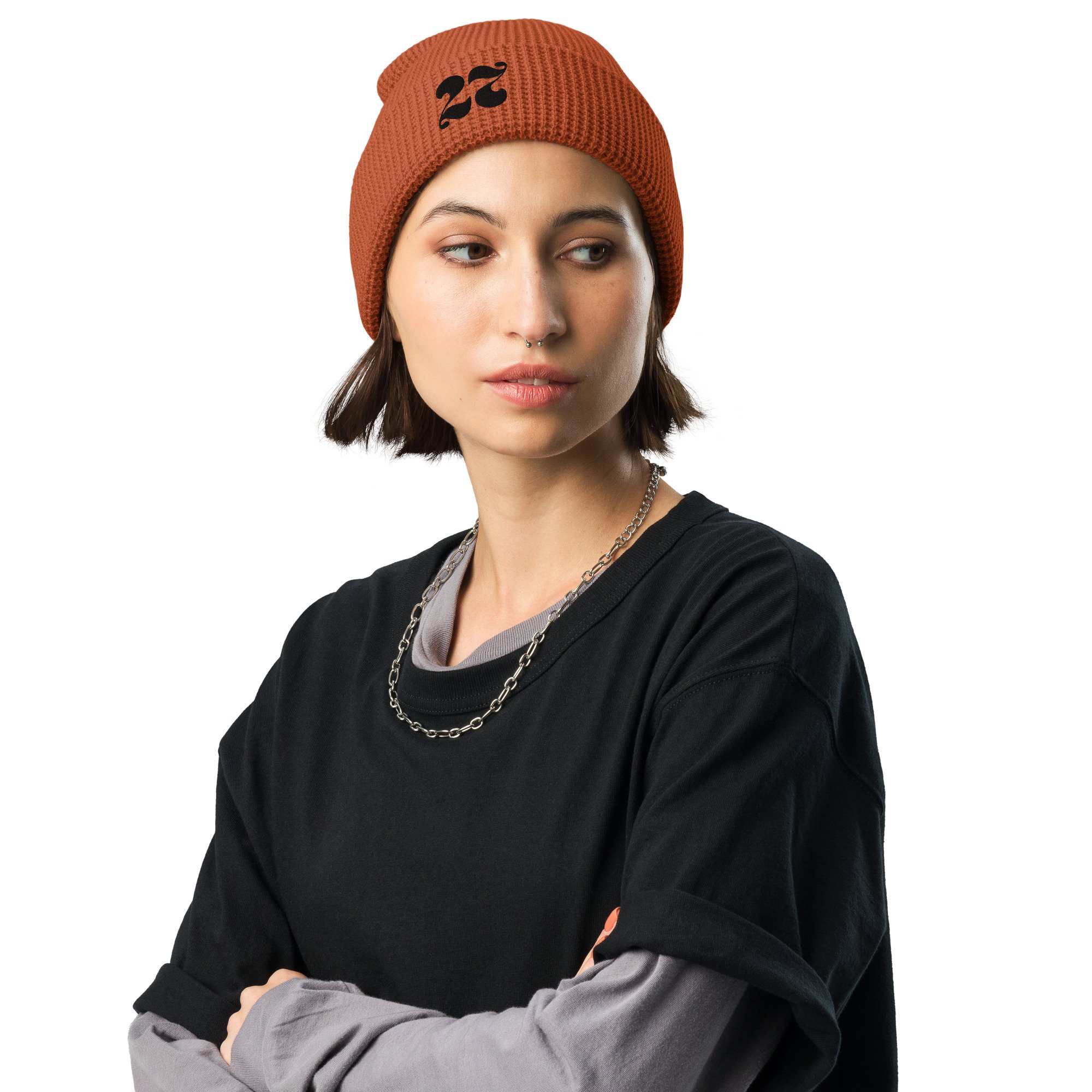 "Tw2nty-Se7en" Waffle beanie