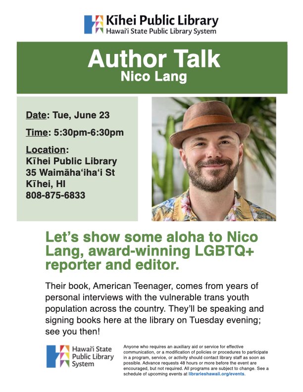 Author Talk 