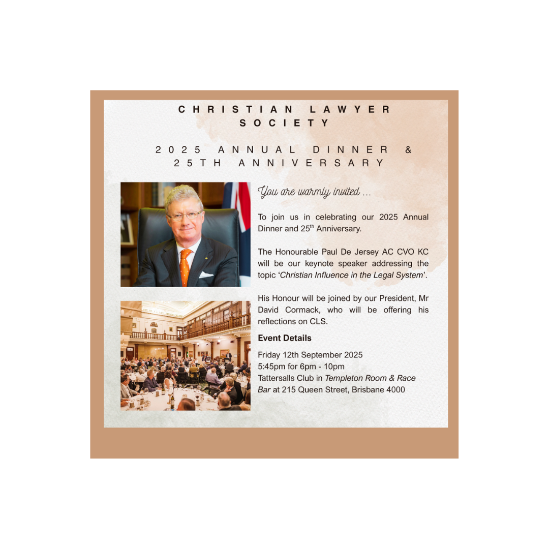 Queensland CLS Annual Dinner & 25th Anniversary