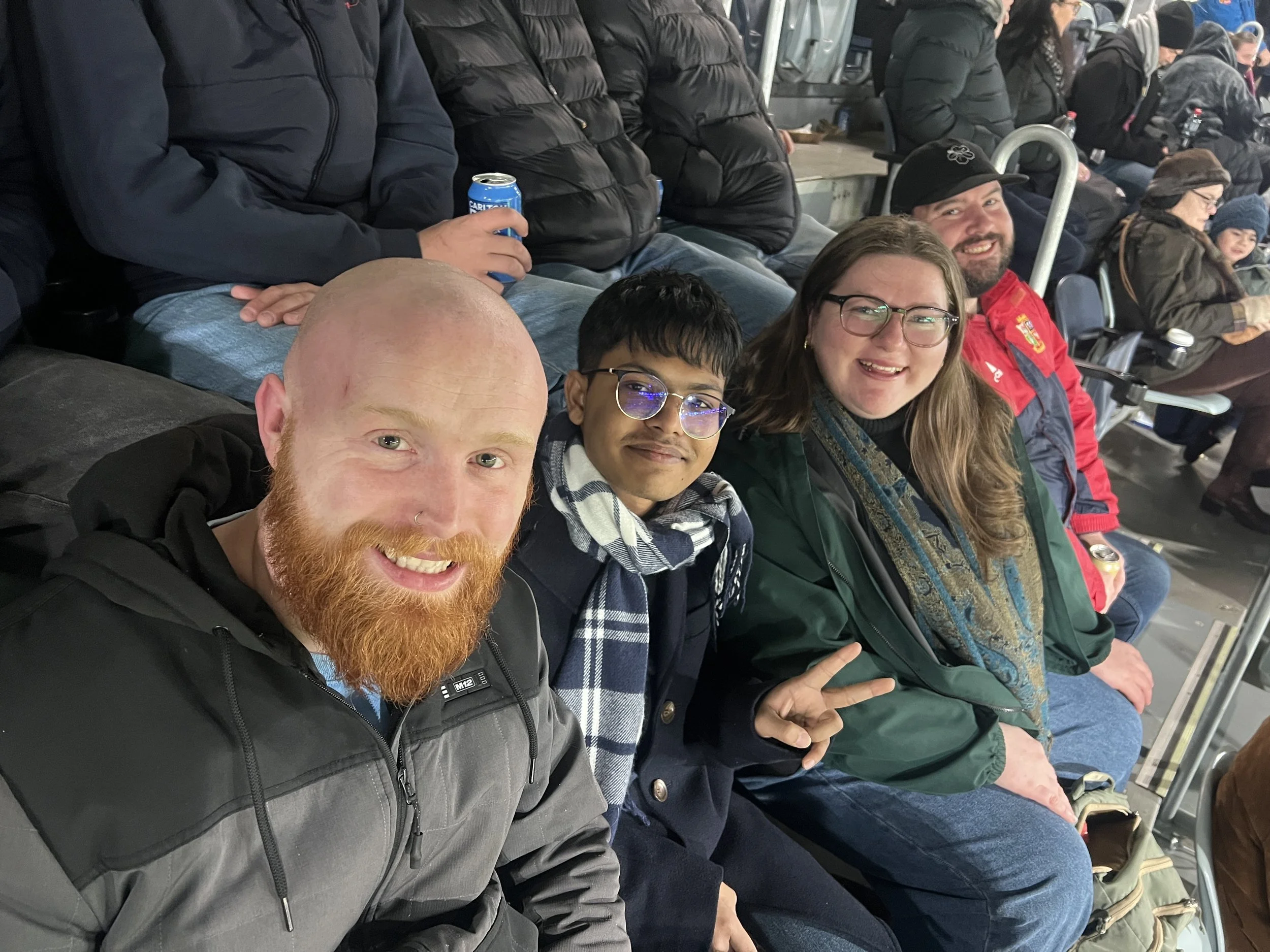 First time at an AFL match