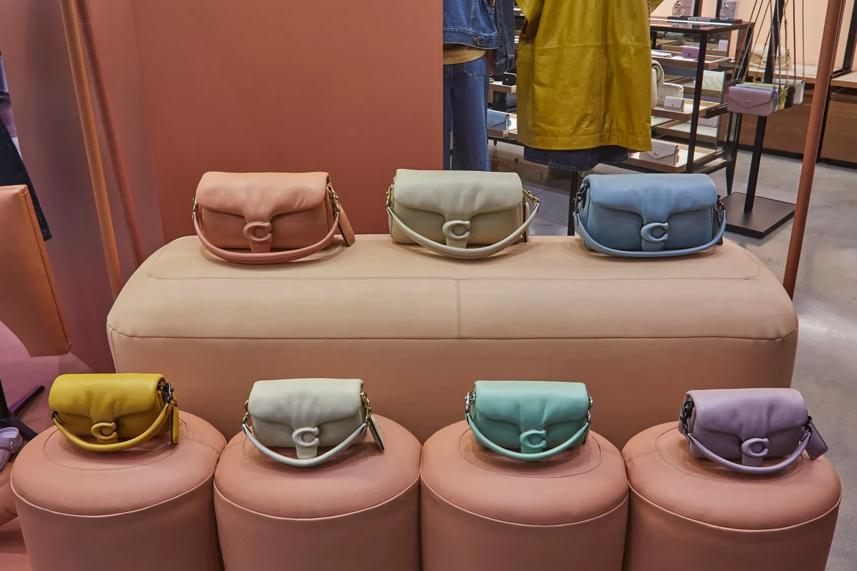 COACH Tabby Pillow Line Installation