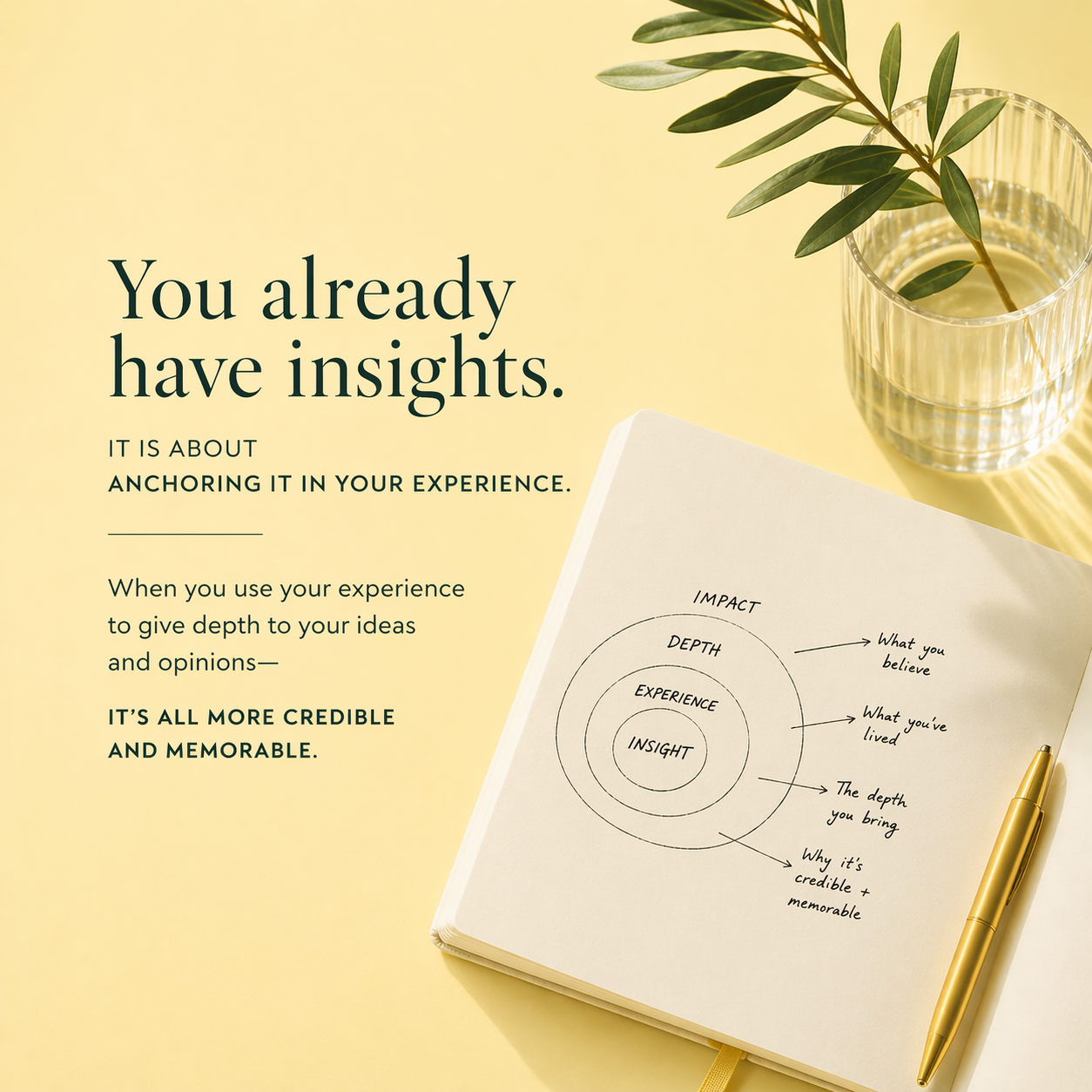 From Opinions to Thought Leadership: How to Turn Your Experiences Into Positioning. A simple guide for STEM professionals