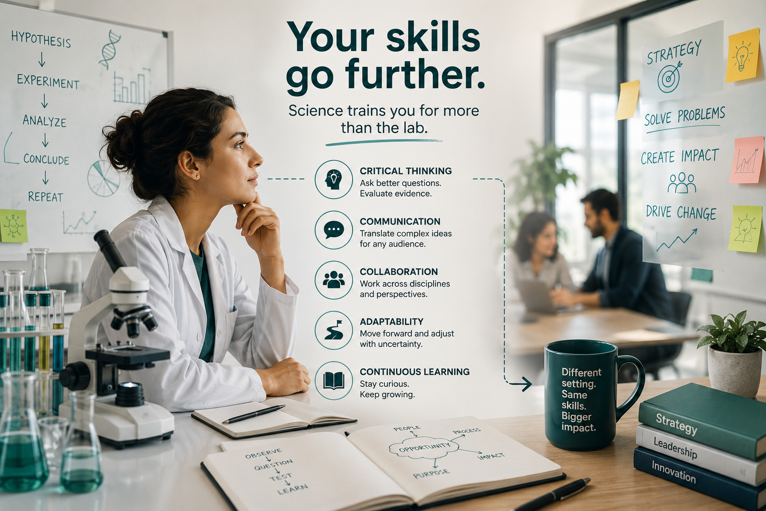 You Are Not "Just a Scientist": The Skills That Transfer Far Beyond the Lab