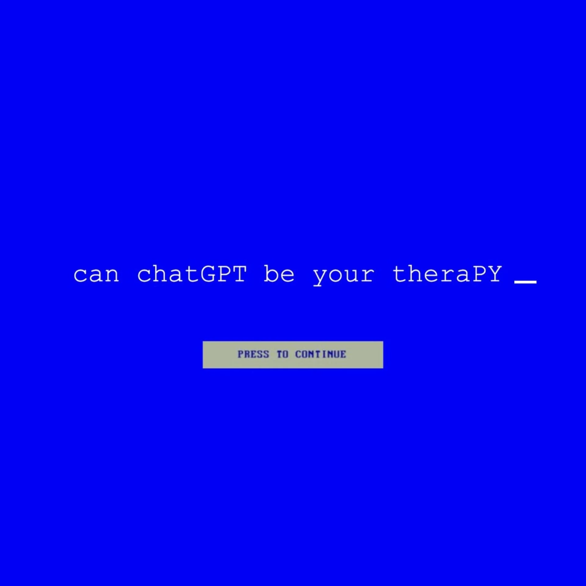 Can ChatGPT Be Your TheraPY?