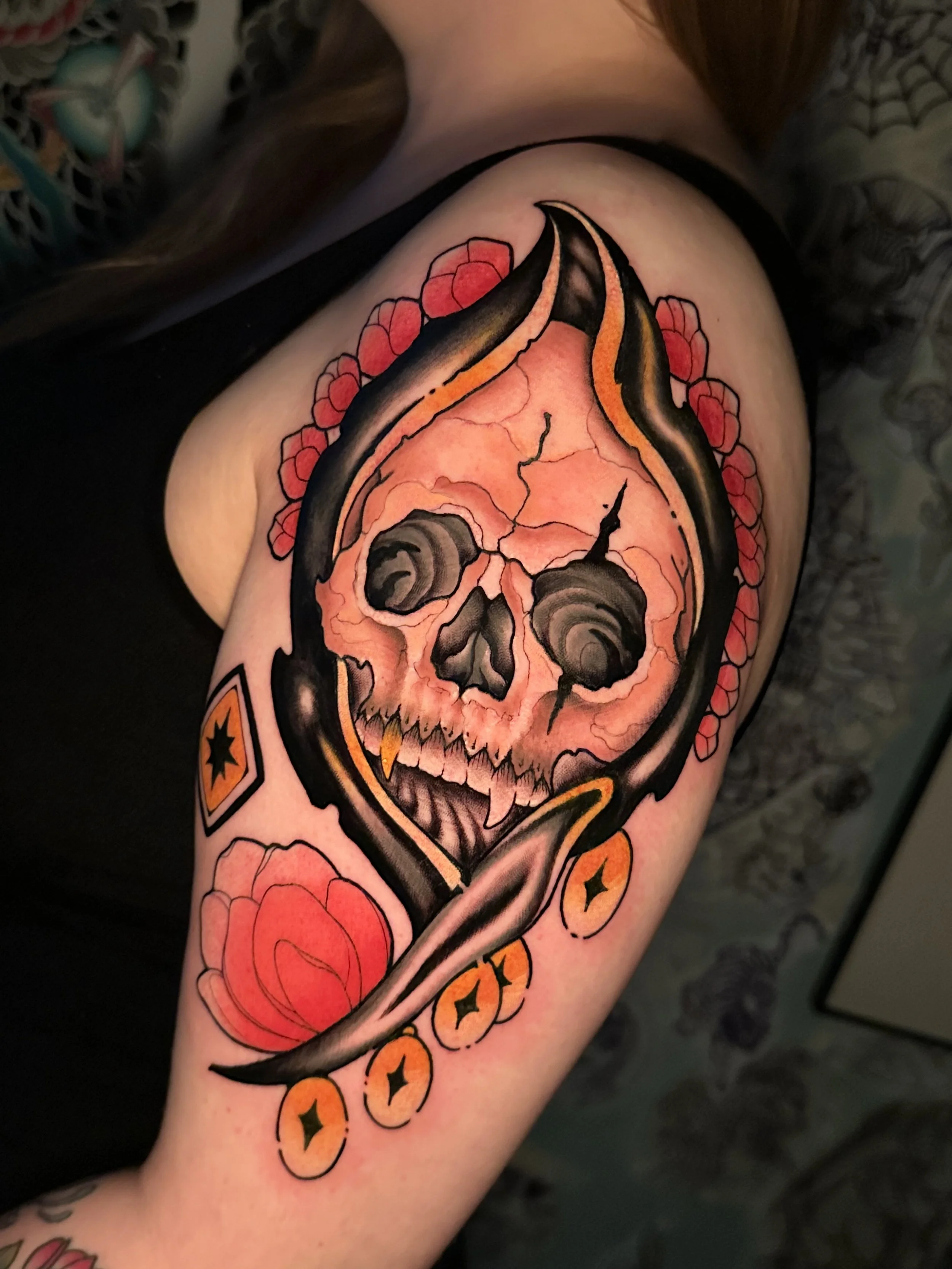 Skull tattoo