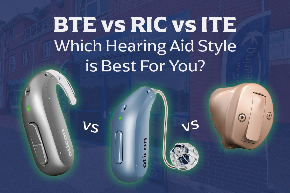 BTE vs RIC vs ITE: Which Hearing Aid Style is Right for You?