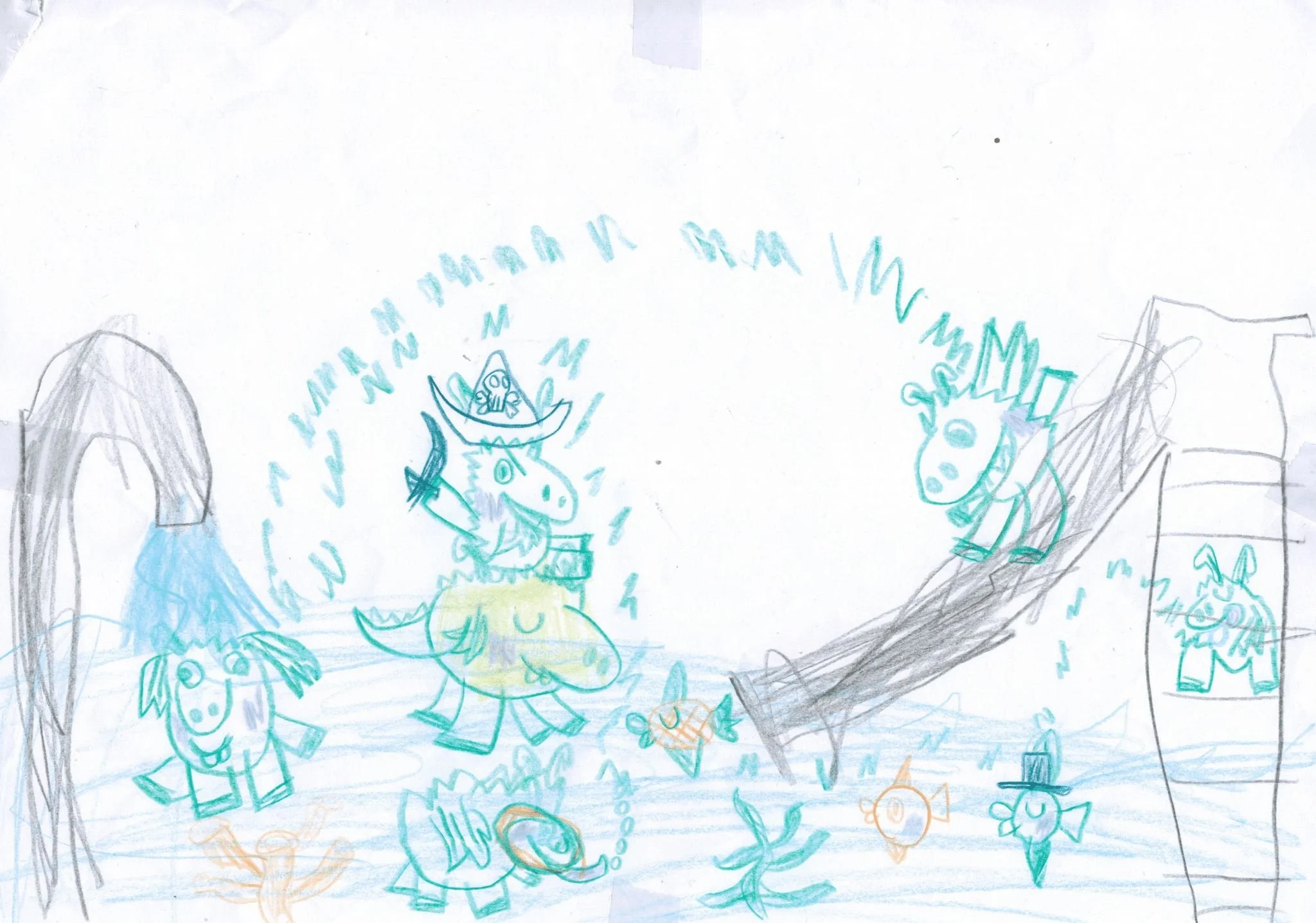 "Drachen-Schwimmbadparty" - 6 J., 7 M.