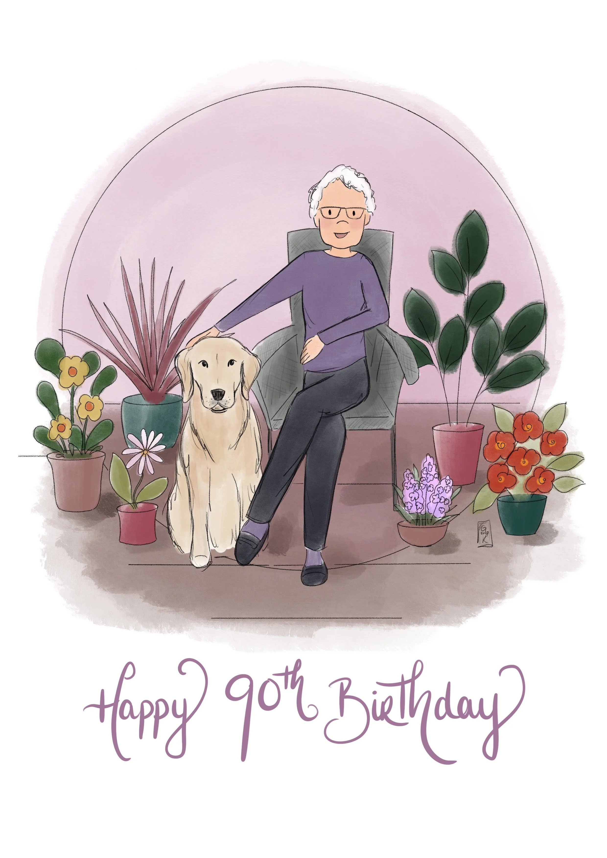 Michael's Mums 90th.JPG