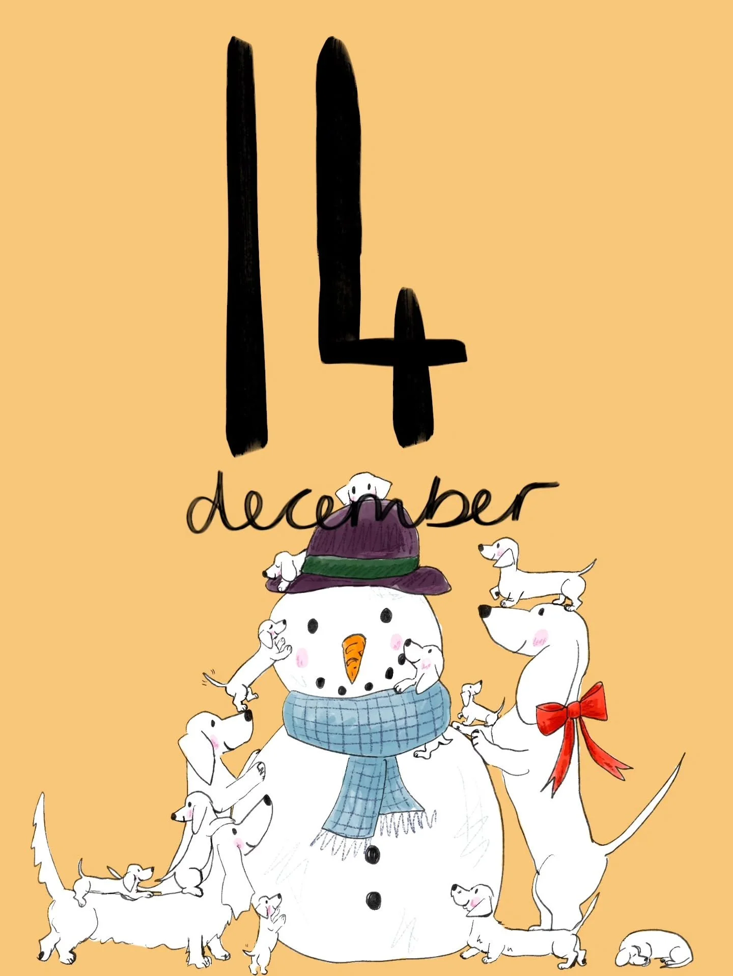 14th ⛄️
.
.
.
.
.
.
.
.
.
.
.
#adventcalendar #advent #countdowntochristmas #daxielove #dachshunds #dachshundsofinstagram #doxiegram #doglover #dogmom #sausagedog #weeniedog #teckels #festiveseason #christmastime #snowman #puppylife #doggo