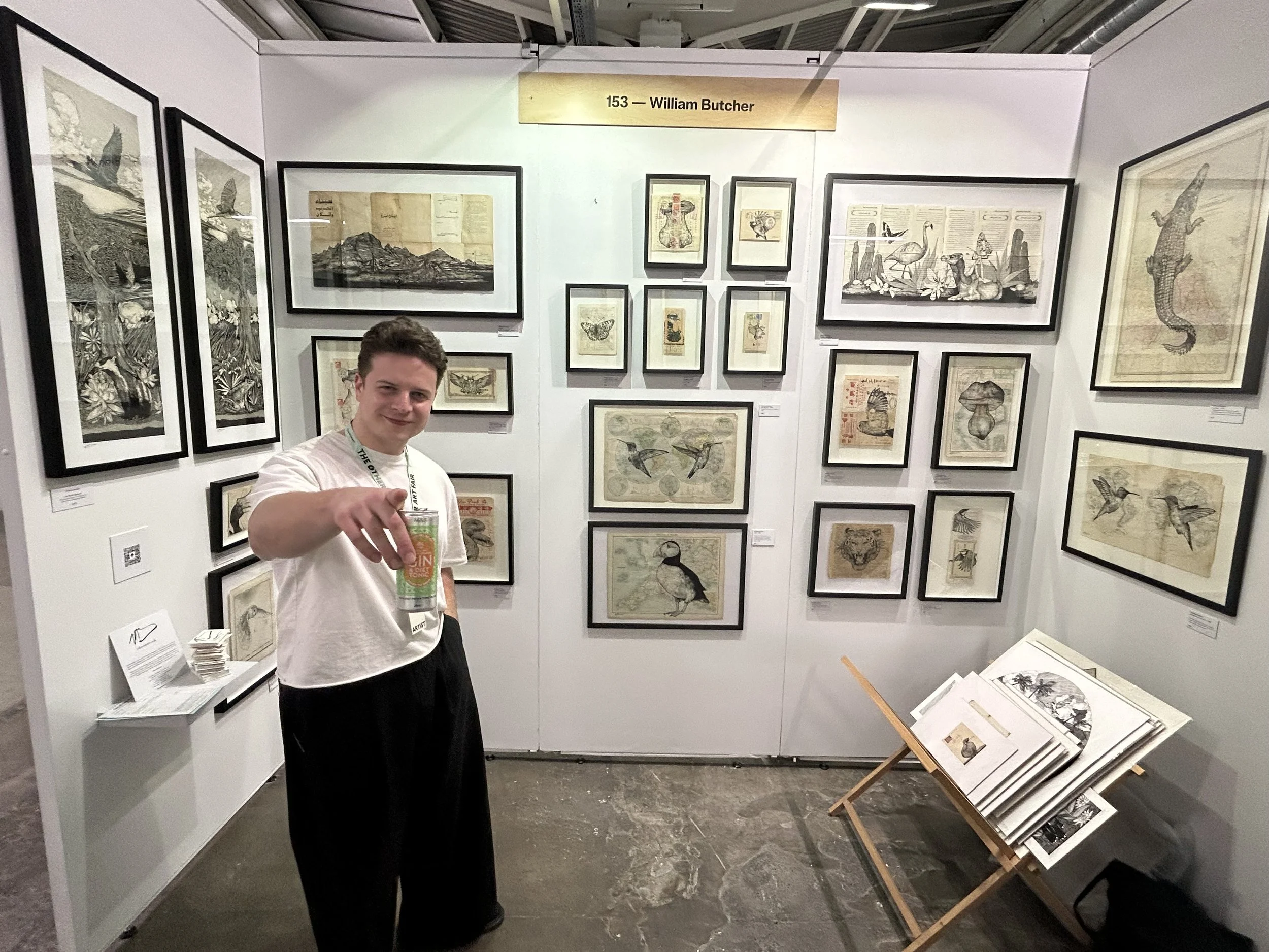 William Butcher Art at The Other Art Fair in Brick Lane, London (06.03.2026)
