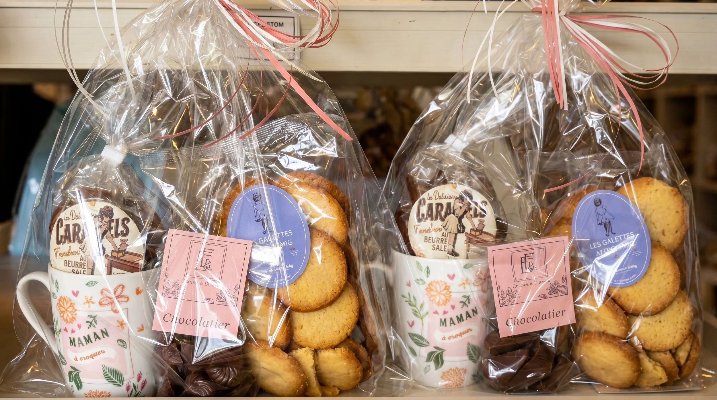Coffrets avec produits chocolat, biscuits et plus chez Encore & Encore