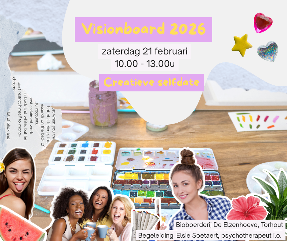 Creatieve selfdate: Visionboard 2026