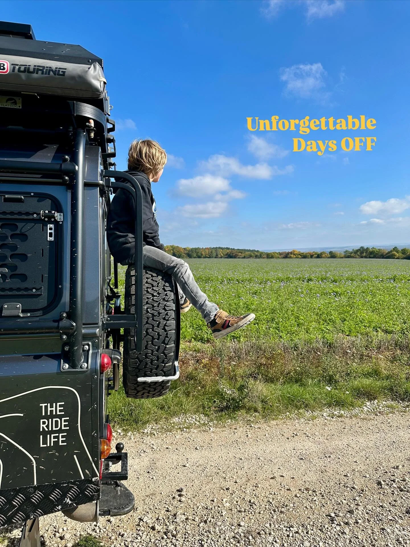 Creating memories. 

&mdash;&mdash;

#landrover #defender #defender110 #discovery2 #rooftoptent #daktent #camping #overlanding #roadtrip #slowtravel #huureencamper #camperrental #vanlife #onelifeliveit #daysoff #theridelife