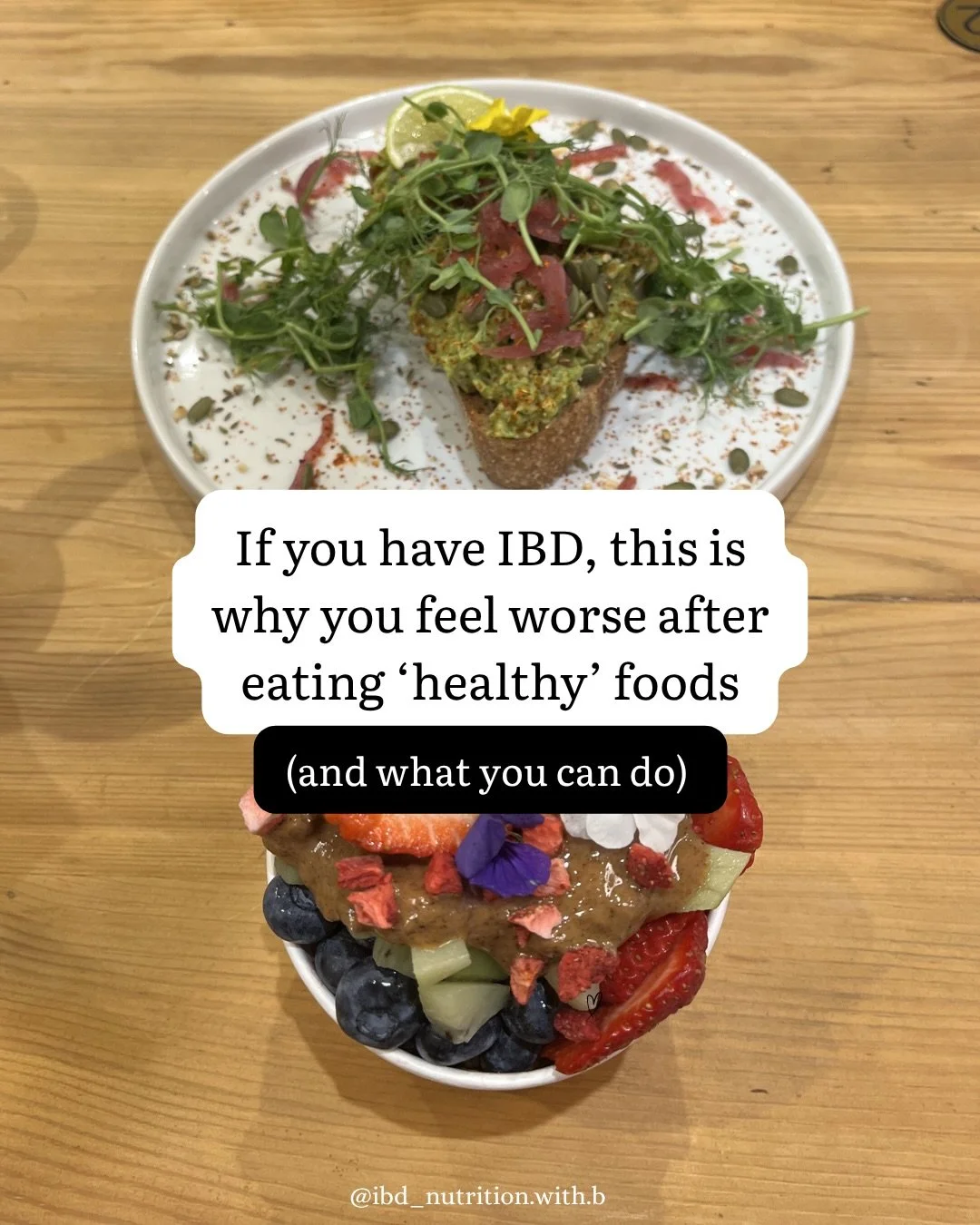 Does this happen to you? You&rsquo;re not alone. 

Eating a balanced diet can be difficult to navigate with IBD, don&rsquo;t be put off if you&rsquo;re finding it difficult. 

If you&rsquo;re struggling to eat high fibre foods try following these tip