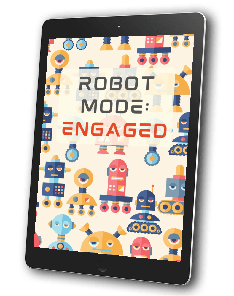 Robot Mode Engaged: 5-Minute Daily Journal That Transforms Car Rides & Bedtime Into Meaningful Moments for Big Thoughts from Boys ages 5-8