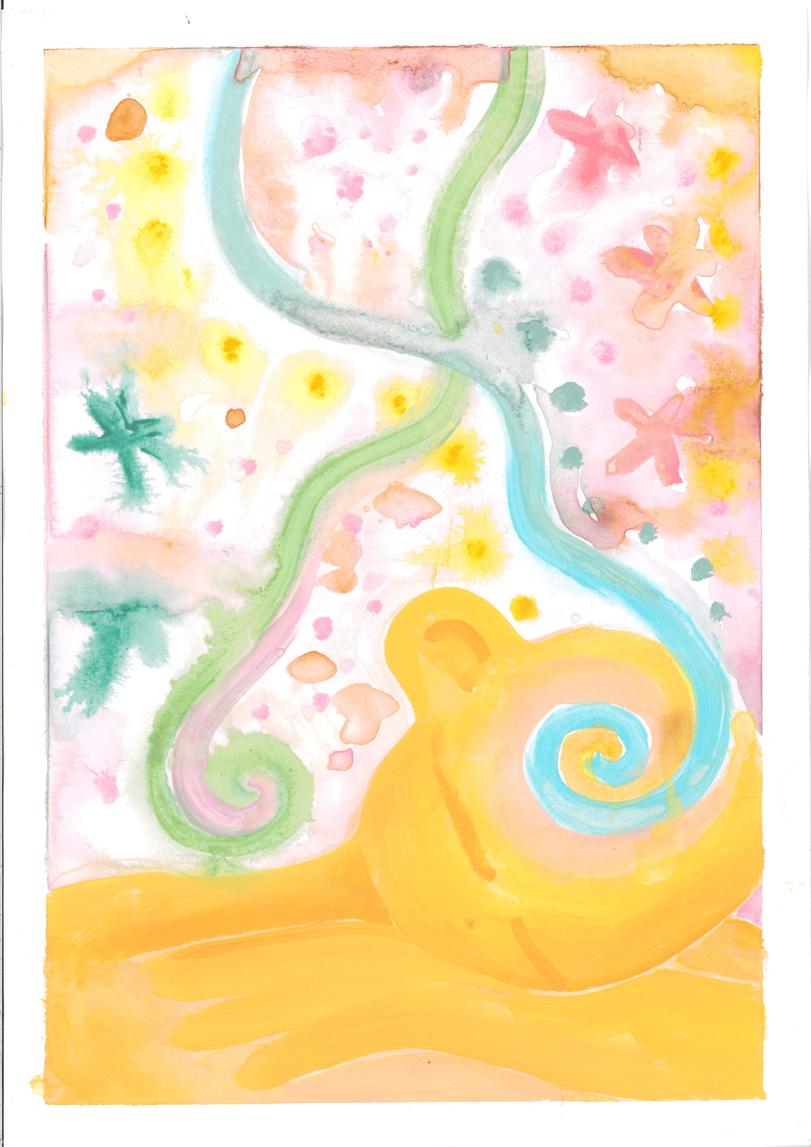 'Rivers of Dreams' - original, A4