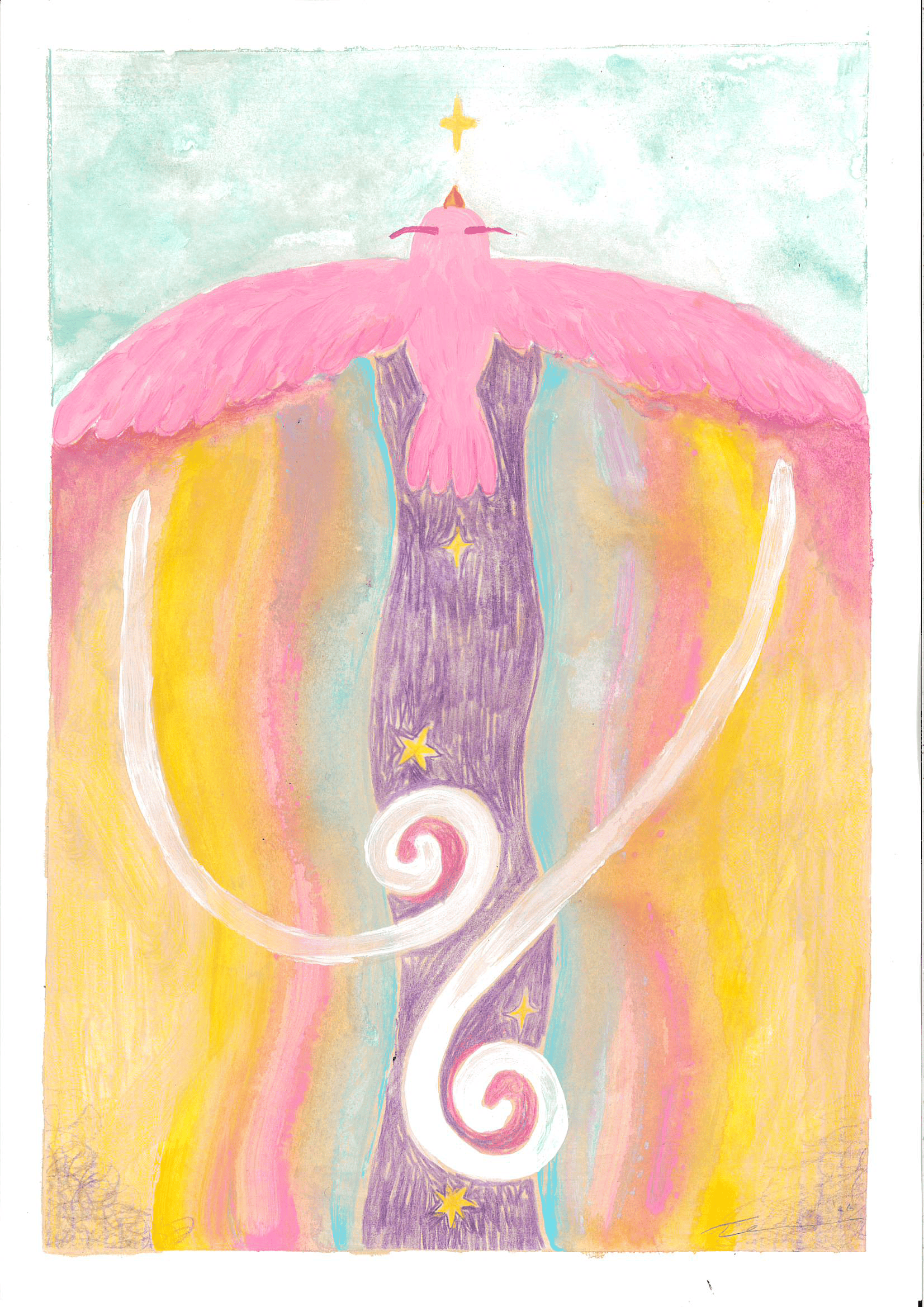 'Freedom flies' - original A4